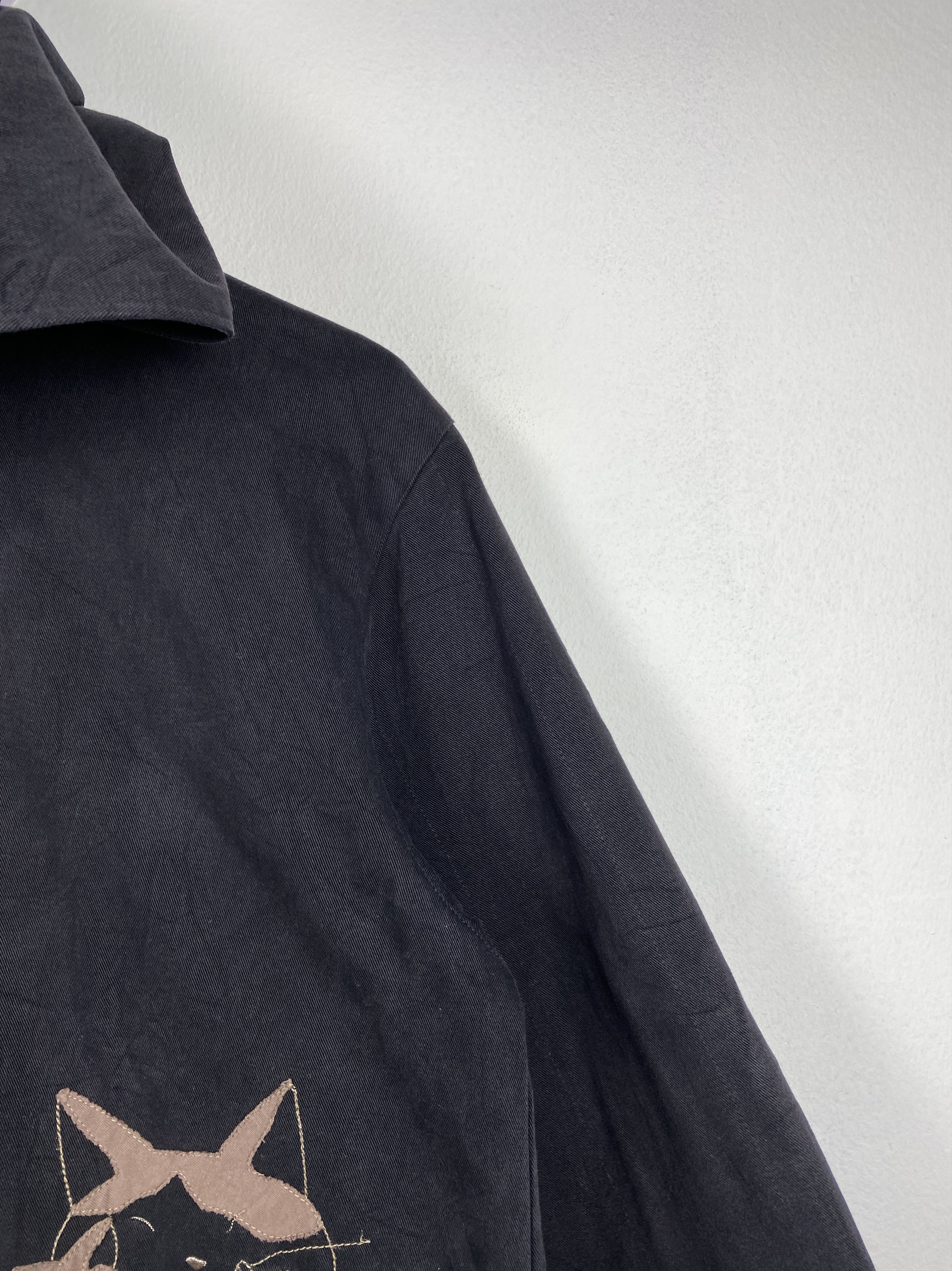 Japanese Brand Vintage Hikeson Cara Black Hoodie Jacket J1212 Size US M / EU 48-50 / 2 - 3 Thumbnail