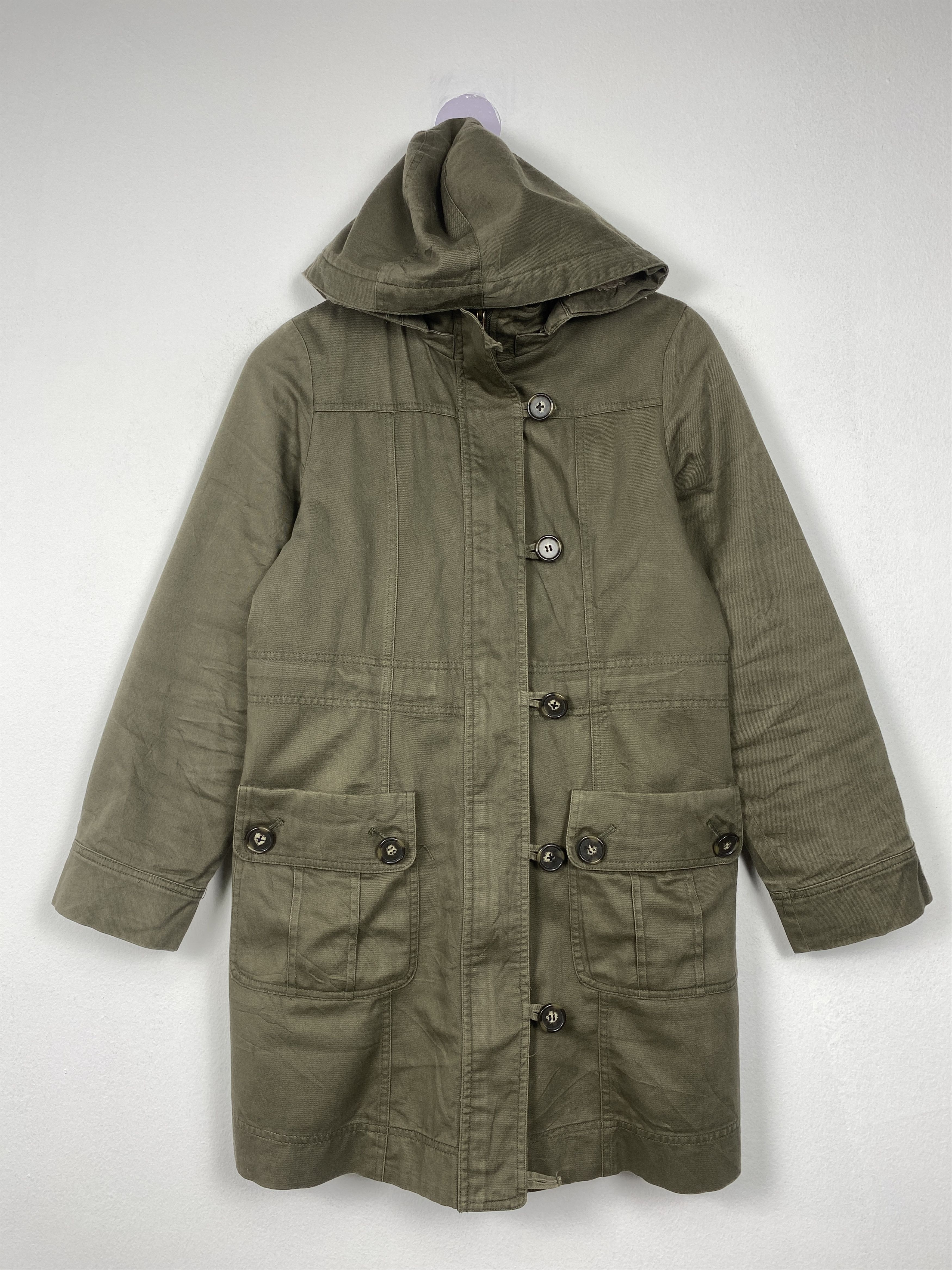 image of Vintage Avv Standard Fleece Lining Hoodie Jacket in Dark Green, Men's (Size Small)