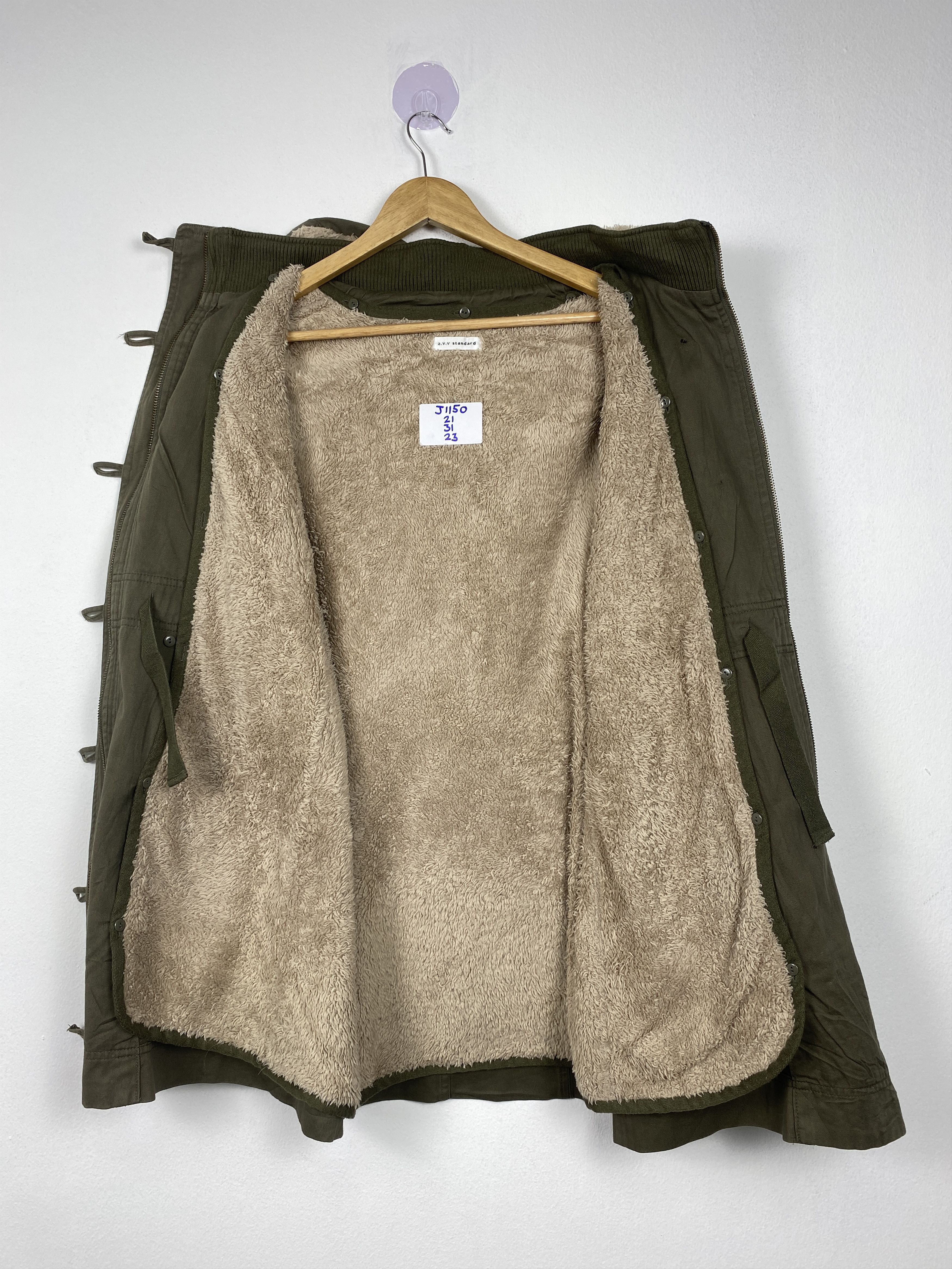 Japanese Brand Vintage AVV STANDARD Fleece Lining Jacket J1150 Size US S / EU 44-46 / 1 - 10 Thumbnail