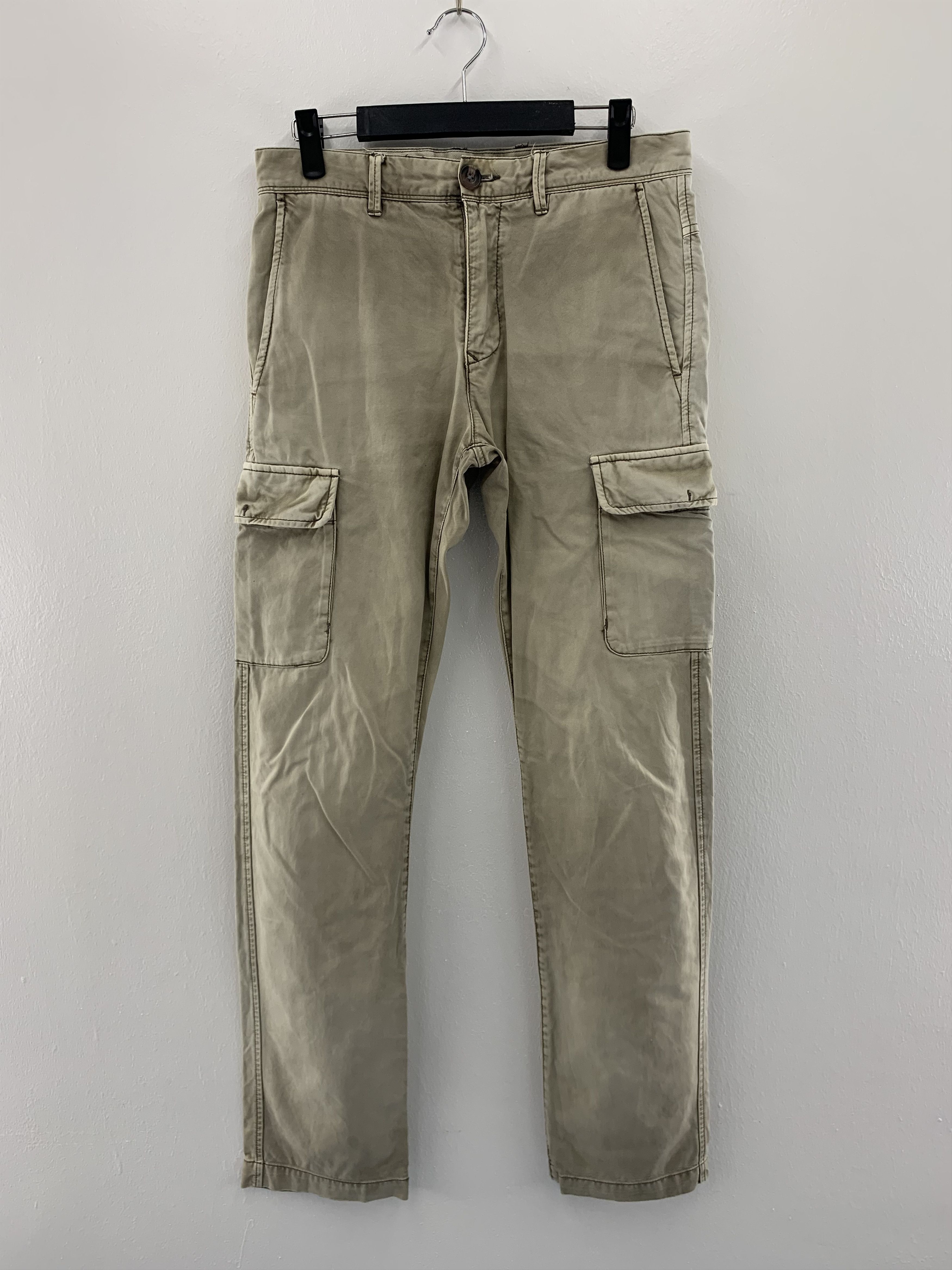 Back Number Vintage Cargo Pants Faded Khaki size 29