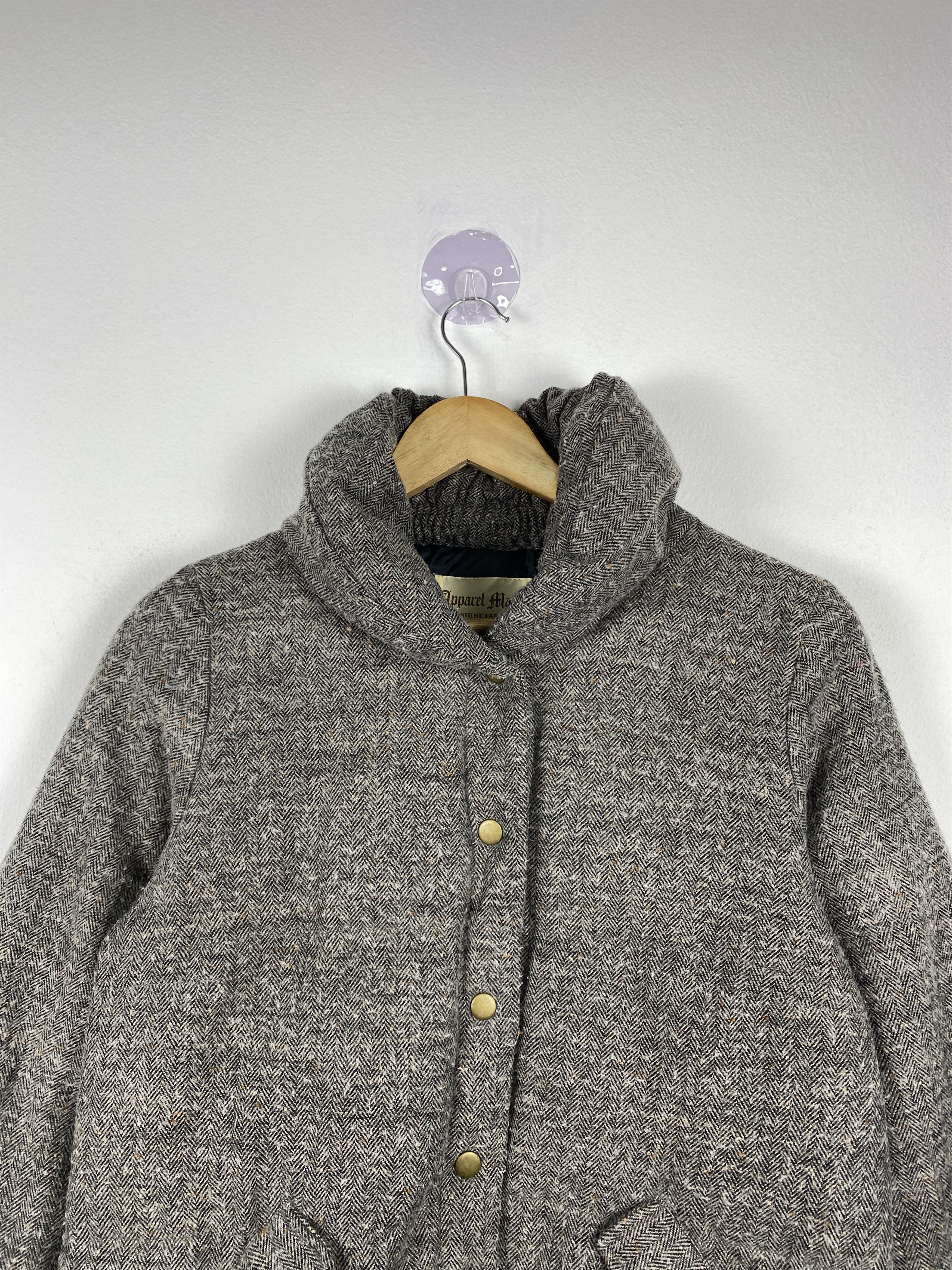 Japanese Brand Vintage Apparel Made Puffer Button Up Jacket J1235 Size US S / EU 44-46 / 1 - 2 Thumbnail