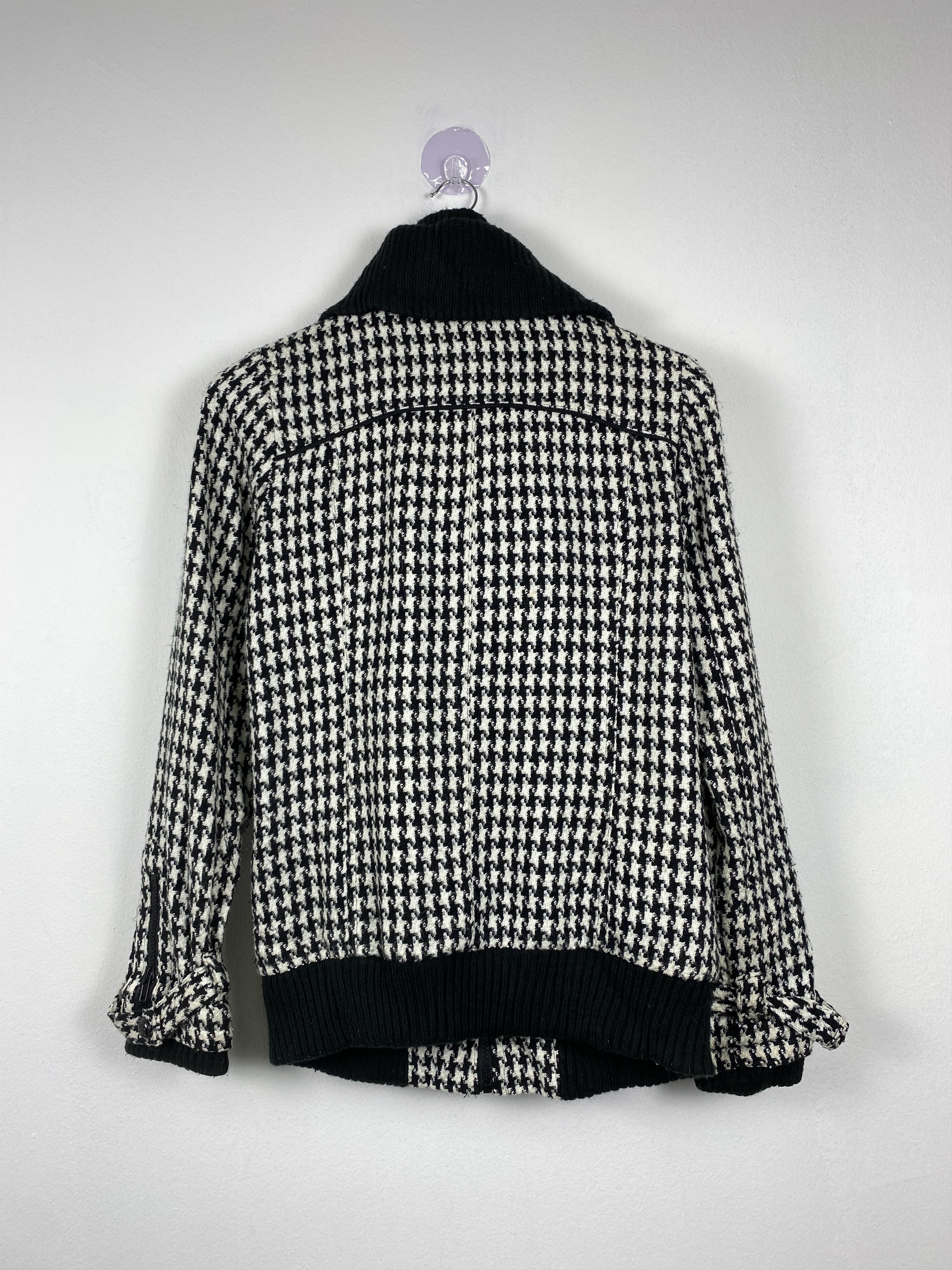 Japanese Brand Vintage Cinema Club Fabric Checkered Wool Jacket J1208 Size M / US 6-8 / IT 42-44 - 8 Thumbnail