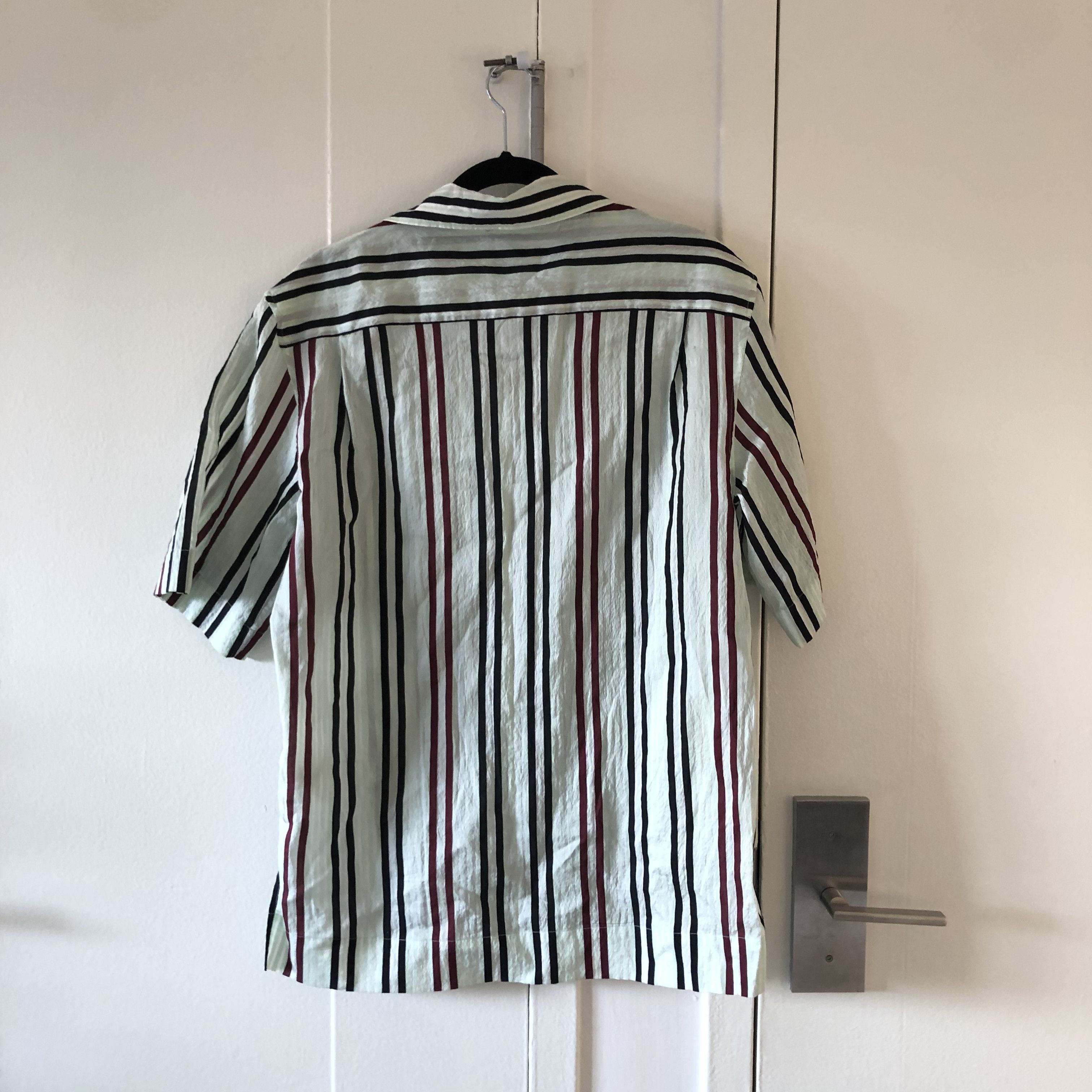Acne Studios Acne Studios Short Sleeve Camp Collar Button Up Size US M / EU 48-50 / 2 - 4 Thumbnail
