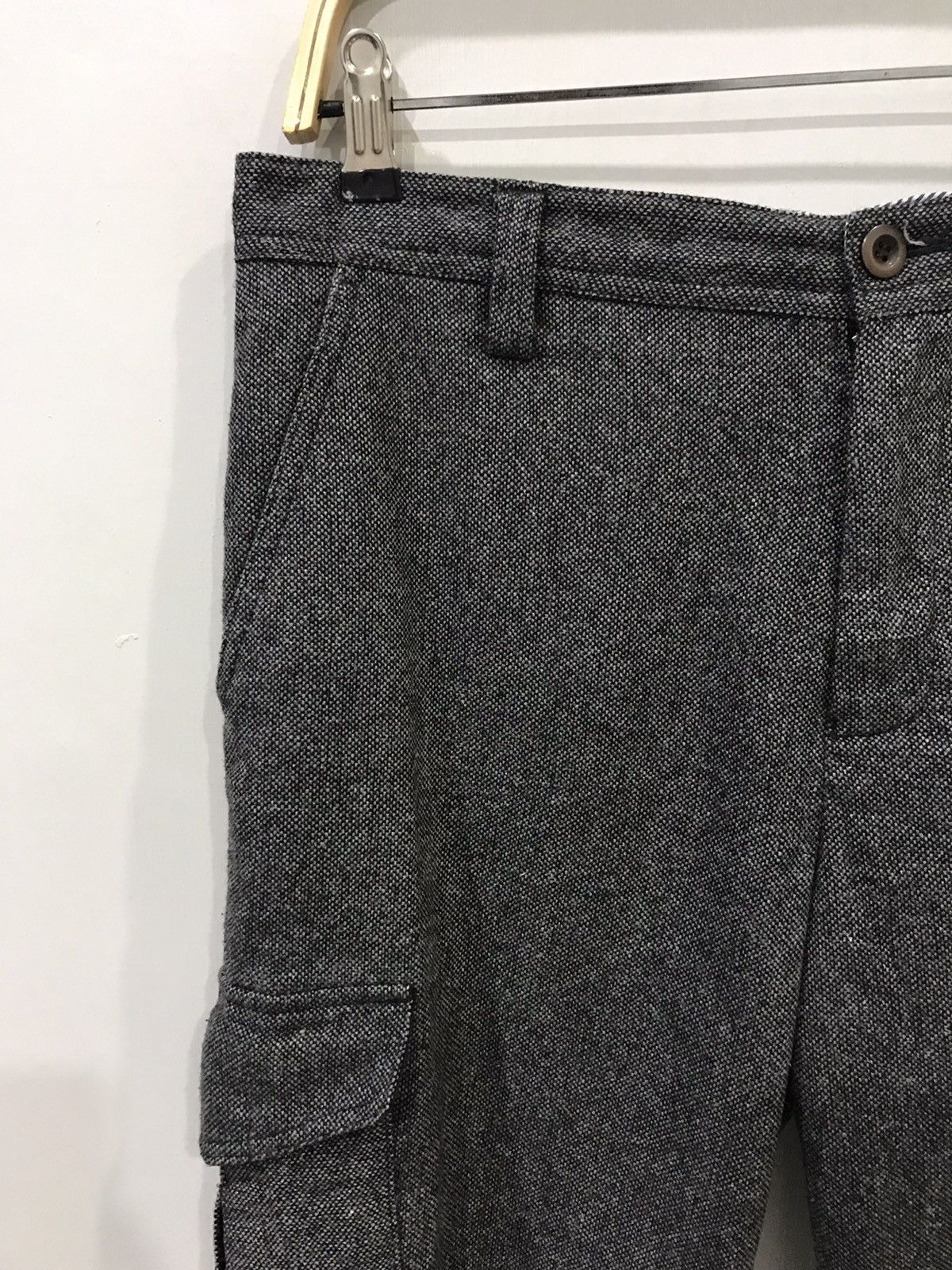 Global Work × Japanese Brand GLOBAL WORK Japan Wool Slim Fit Cargo Pant Size US 33 - 3 Thumbnail