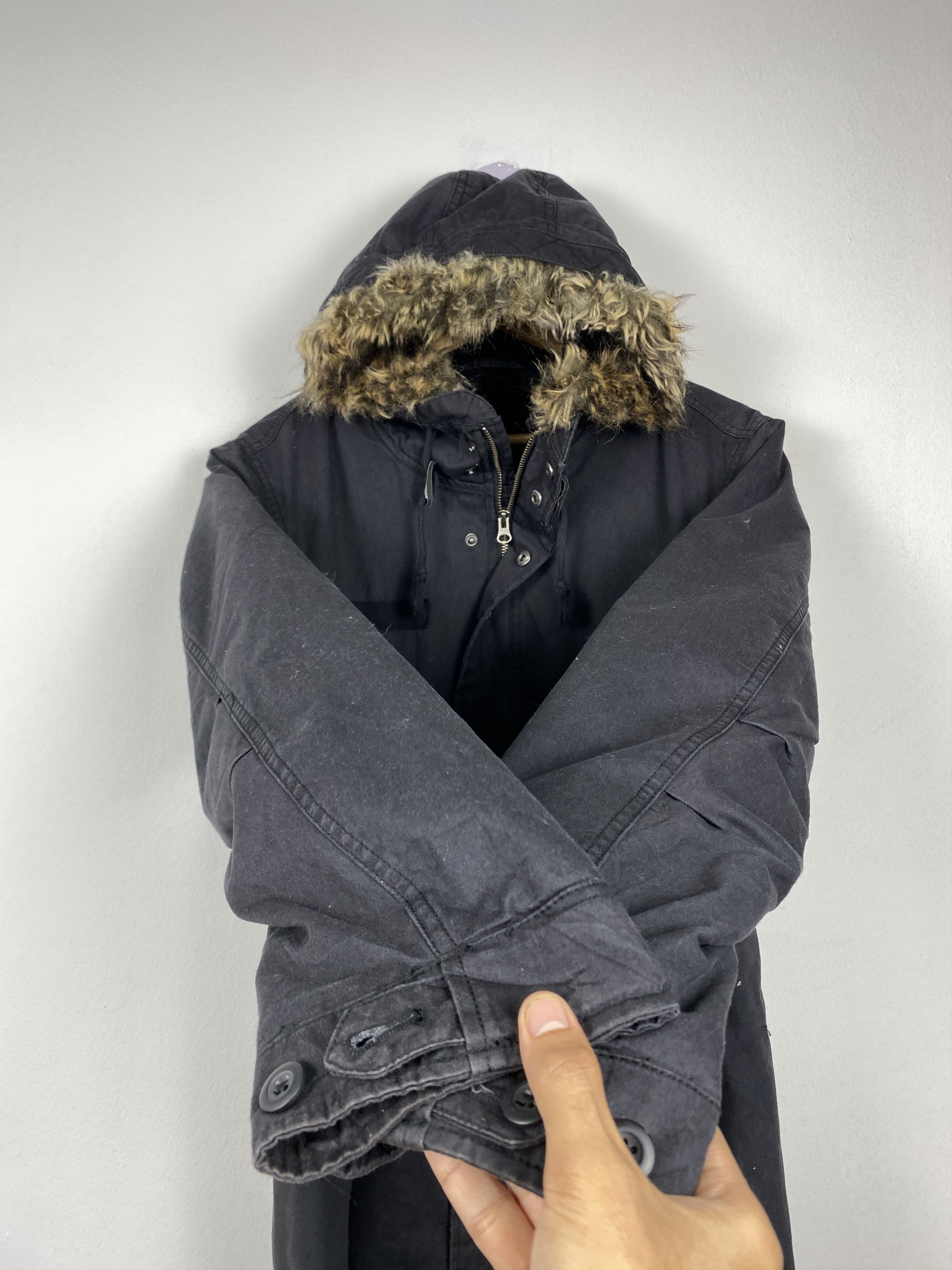 GU Vintage Uniqlo GU Parkas Fleece Lining Hoodie J1164 Jacket Size US S / EU 44-46 / 1 - 7 Thumbnail