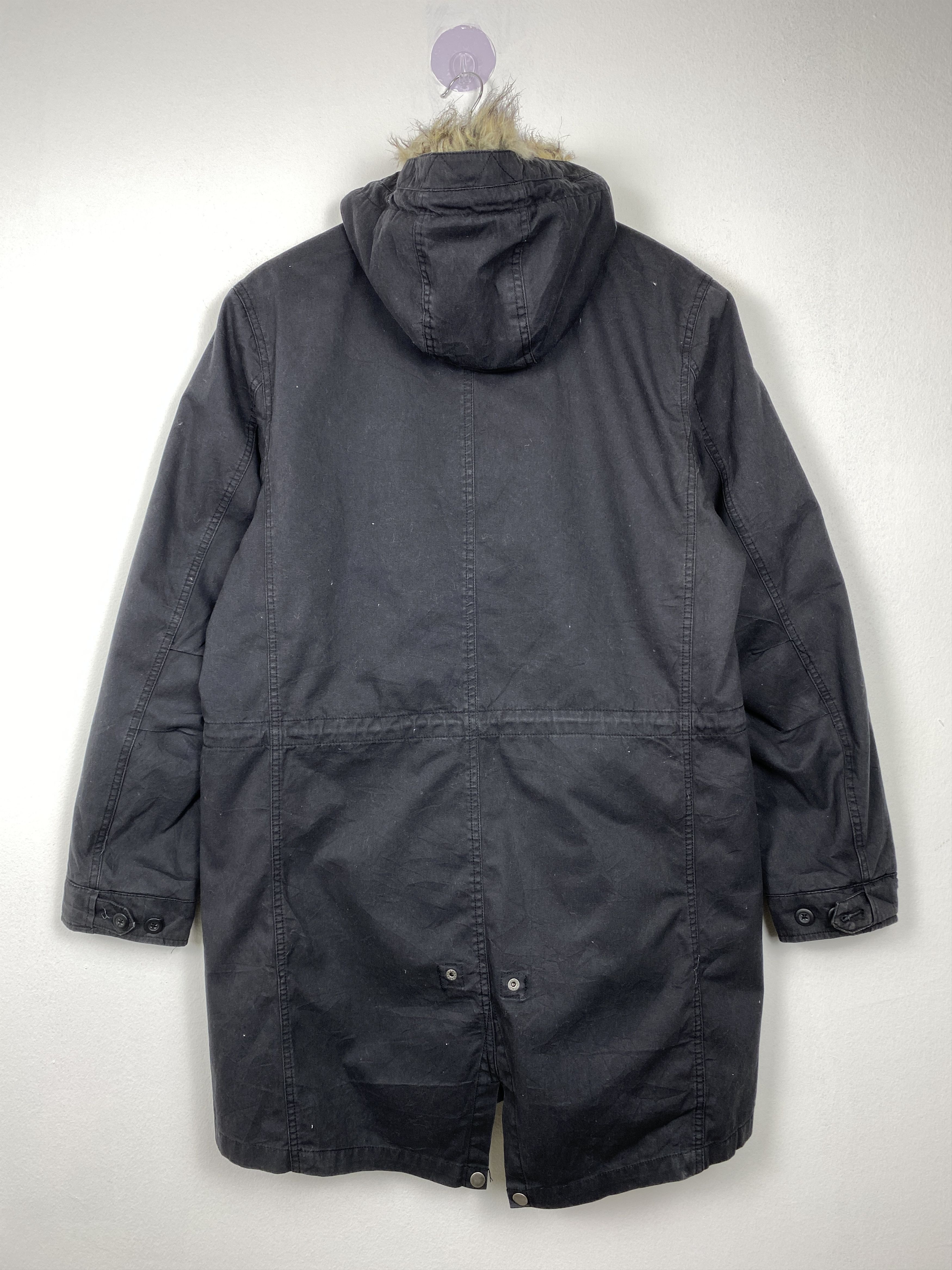 GU Vintage Uniqlo GU Parkas Fleece Lining Hoodie J1164 Jacket Size US S / EU 44-46 / 1 - 8 Thumbnail