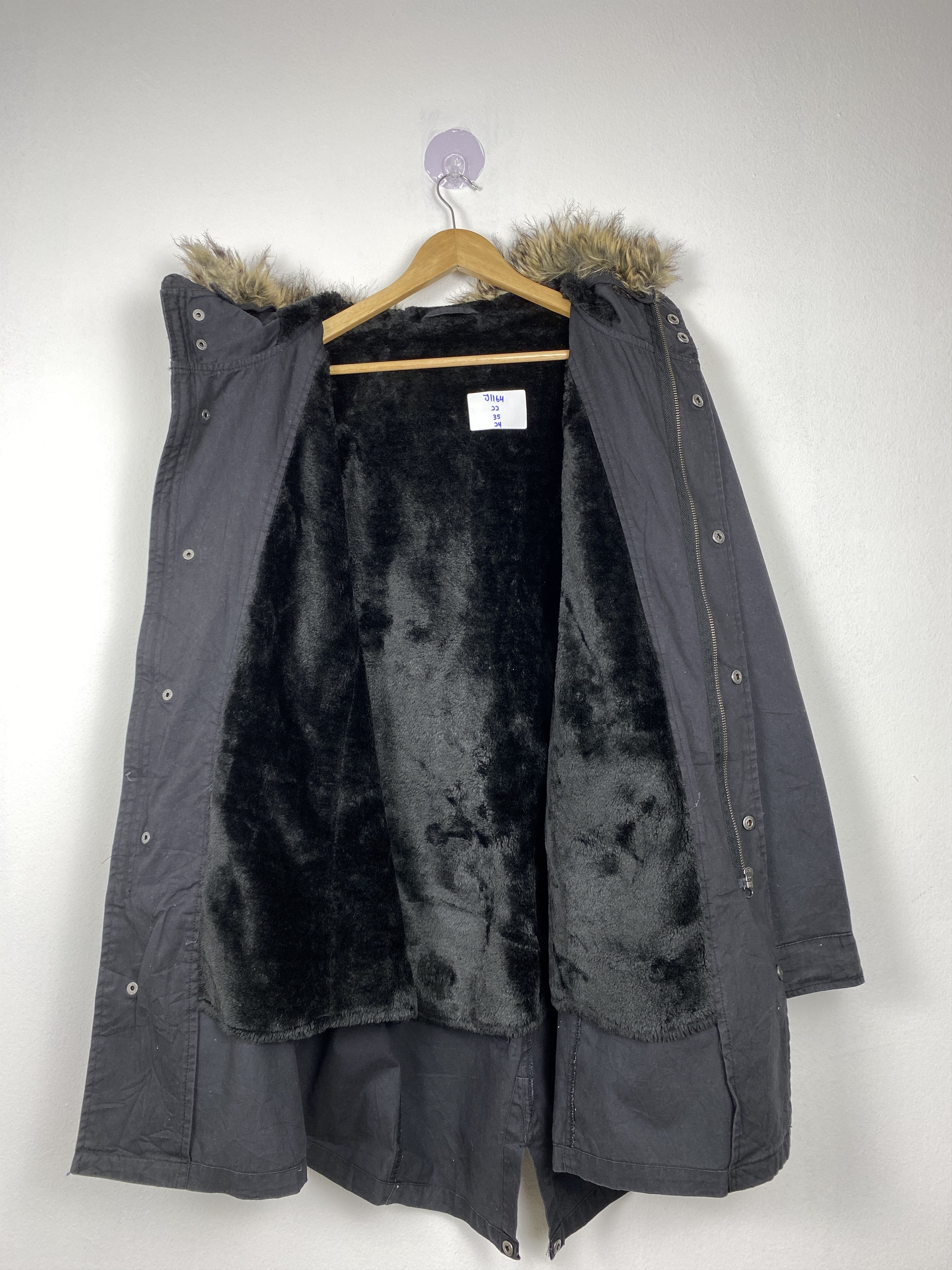 GU Vintage Uniqlo GU Parkas Fleece Lining Hoodie J1164 Jacket Size US S / EU 44-46 / 1 - 9 Thumbnail
