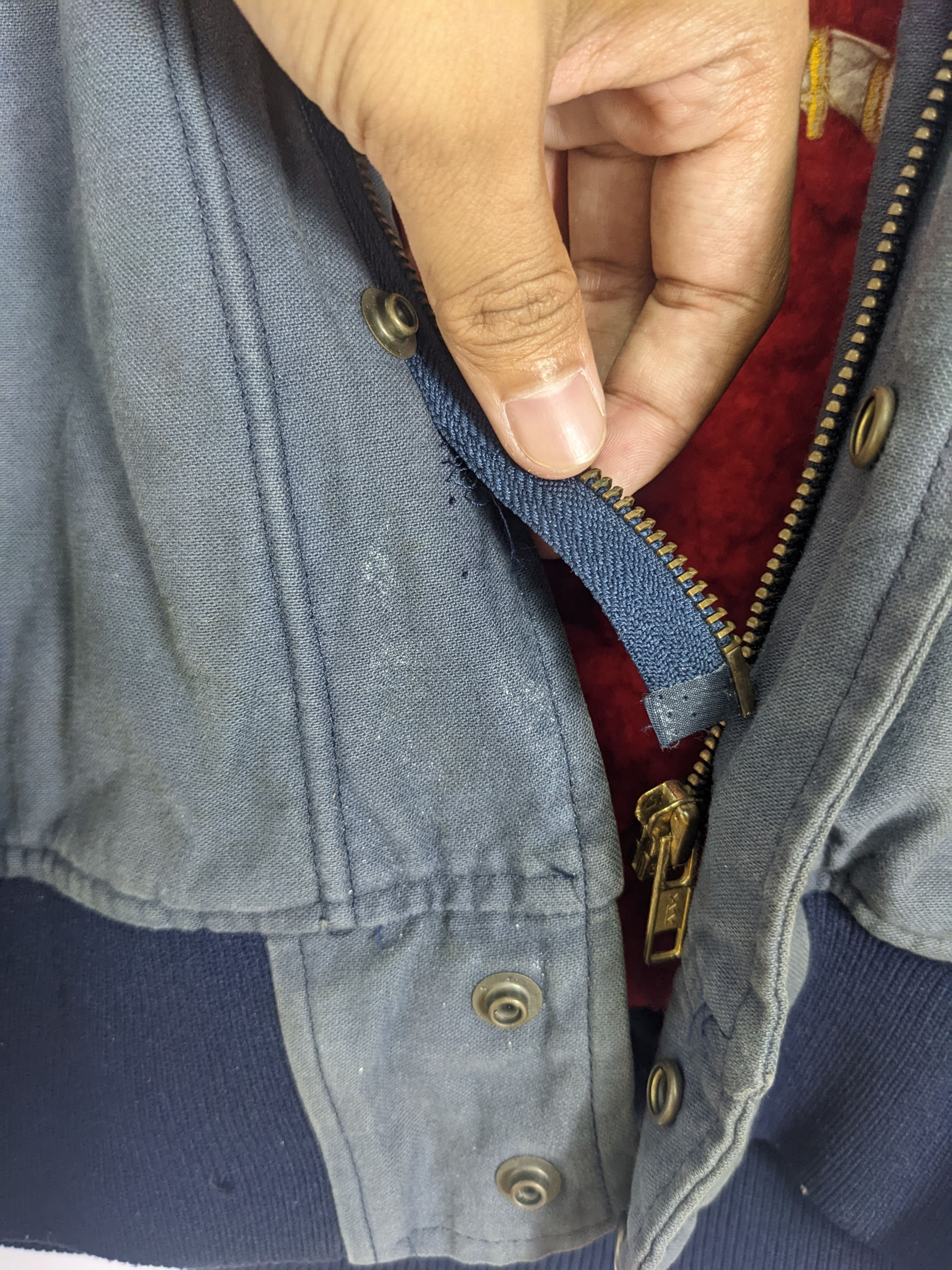 Japanese Brand Vintage JAPANESE BRAND Sherpa Lining Bombers Jacket J0227 Size M / US 6-8 / IT 42-44 - 11 Thumbnail