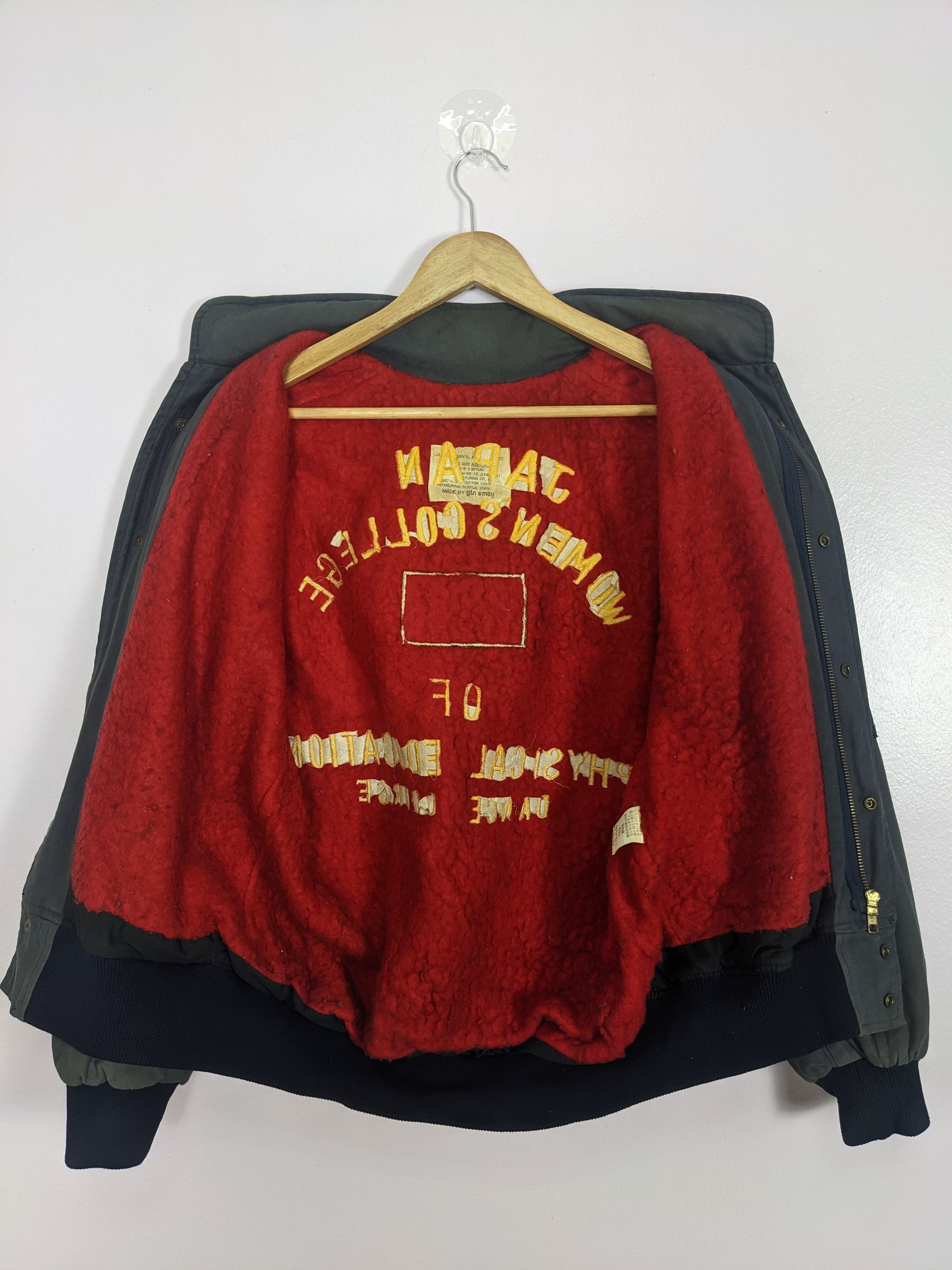 Japanese Brand Vintage JAPANESE BRAND Sherpa Lining Bombers Jacket J0227 Size M / US 6-8 / IT 42-44 - 12 Thumbnail