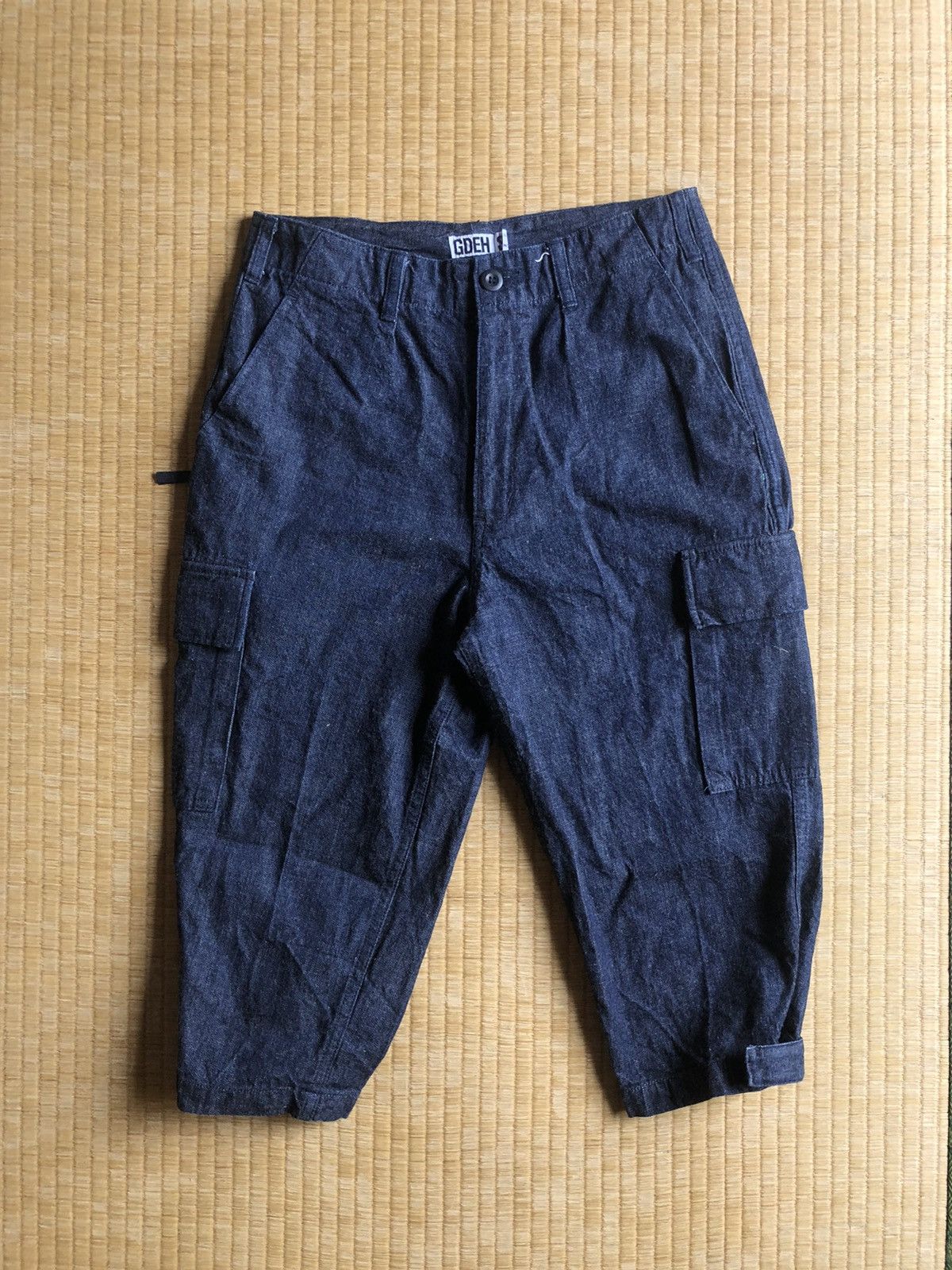 GOODENOUGH Gdeh Fujiwara 2000 Velcro Strap Hem Cargo Denim Size US 30 / EU 46 - 2 Thumbnail
