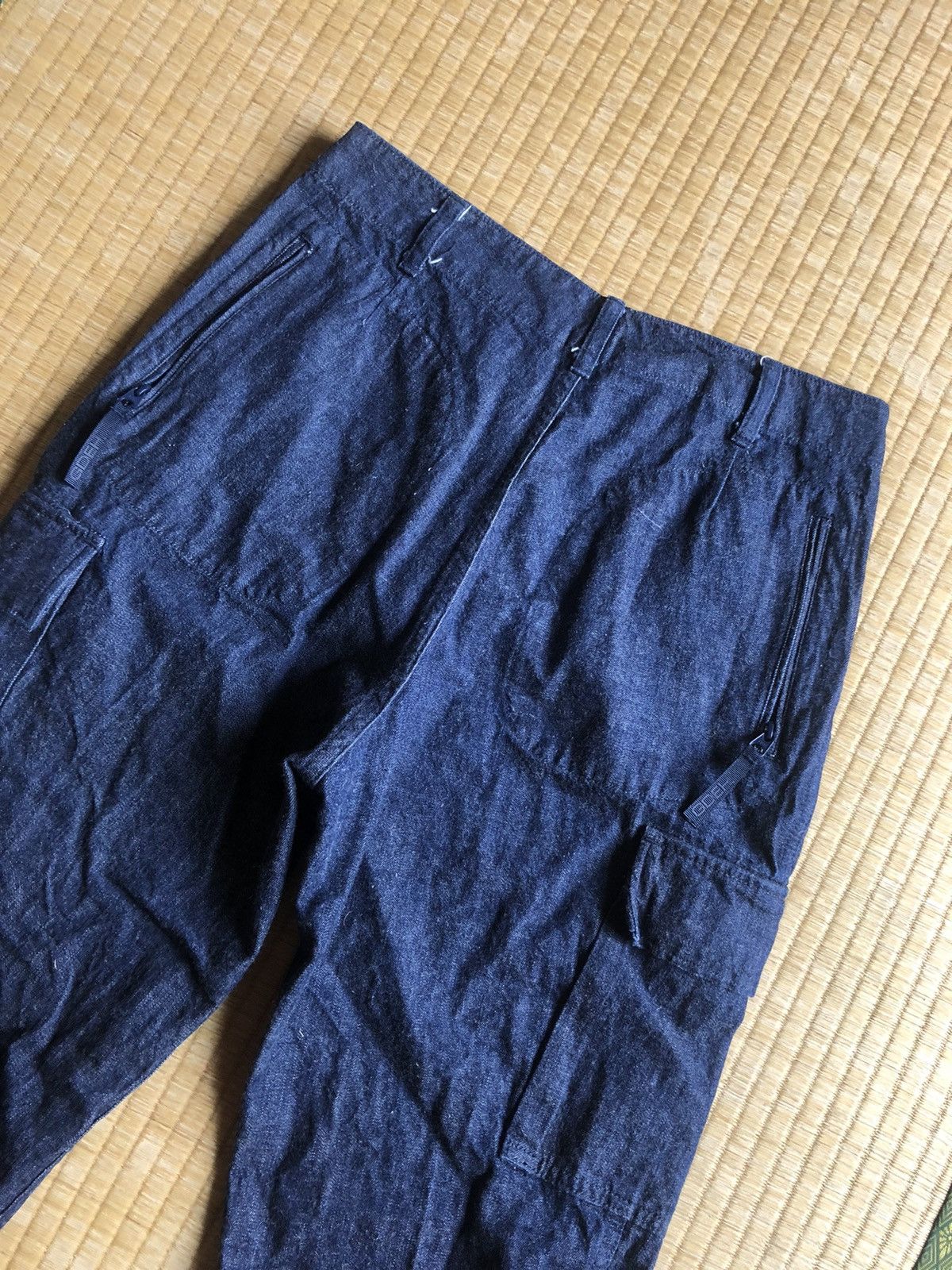 GOODENOUGH Gdeh Fujiwara 2000 Velcro Strap Hem Cargo Denim Size US 30 / EU 46 - 4 Thumbnail