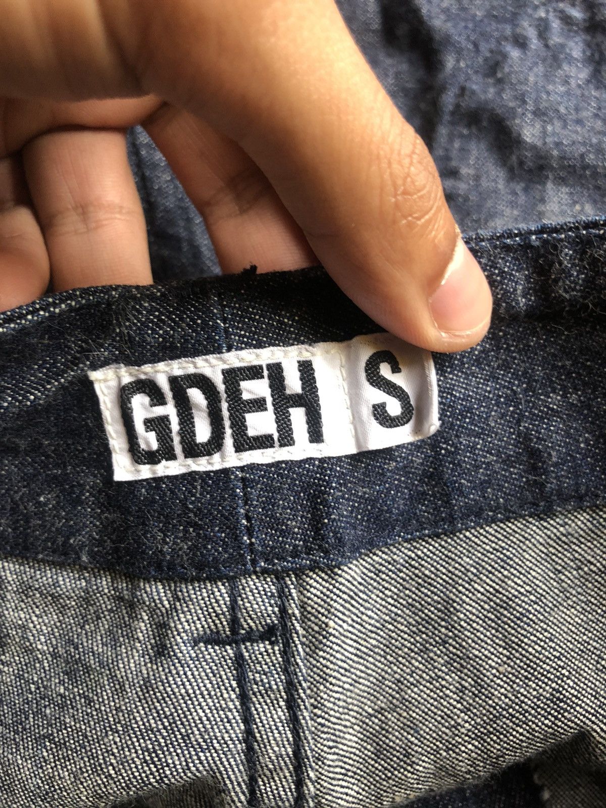 GOODENOUGH Gdeh Fujiwara 2000 Velcro Strap Hem Cargo Denim Size US 30 / EU 46 - 6 Thumbnail