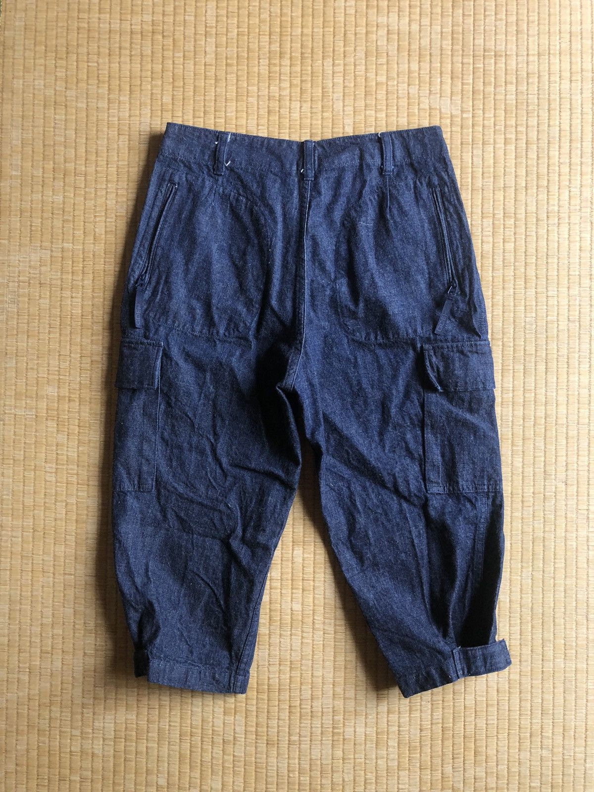 GOODENOUGH Gdeh Fujiwara 2000 Velcro Strap Hem Cargo Denim Size US 30 / EU 46 - 3 Thumbnail