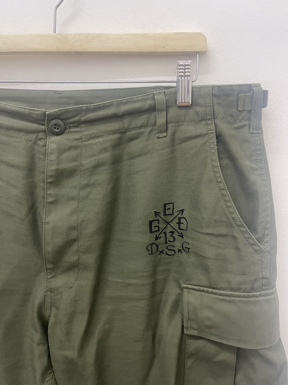 Japanese Brand Rare Vintage MUGEN DESIGN JAPAN Destroy Cargo Military Pant Size US 36 / EU 52 - 6 Thumbnail