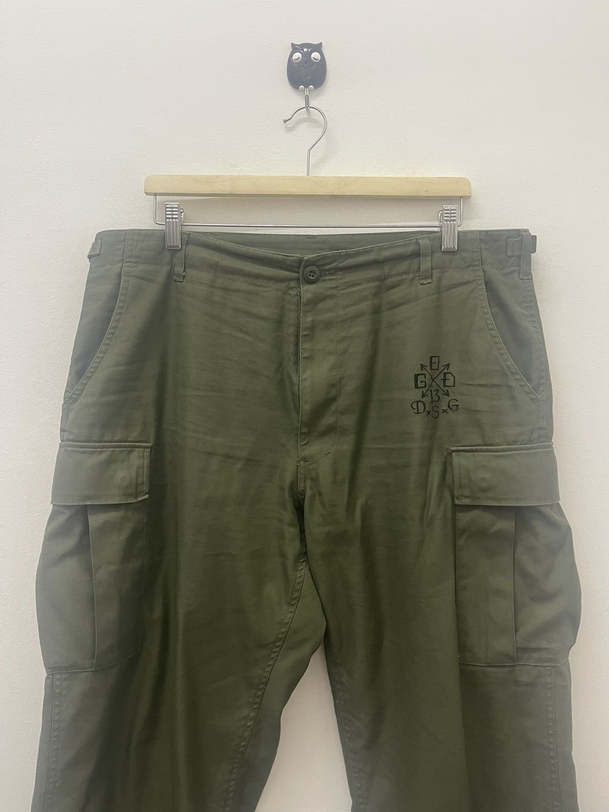 Japanese Brand Rare Vintage MUGEN DESIGN JAPAN Destroy Cargo Military Pant Size US 36 / EU 52 - 5 Thumbnail