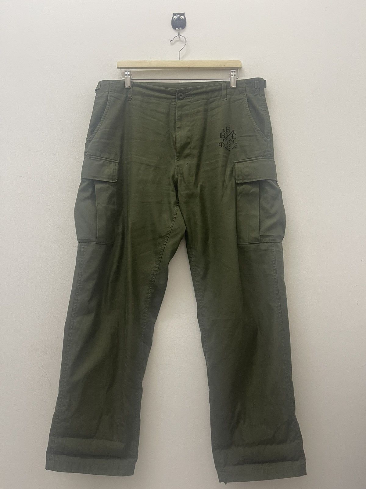 Japanese Brand Rare Vintage MUGEN DESIGN JAPAN Destroy Cargo Military Pant Size US 36 / EU 52 - 4 Thumbnail