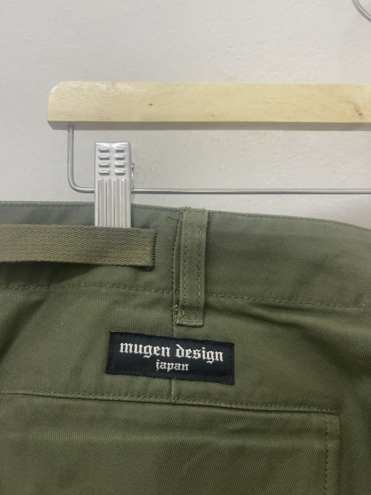 Japanese Brand Rare Vintage MUGEN DESIGN JAPAN Destroy Cargo Military Pant Size US 36 / EU 52 - 3 Thumbnail