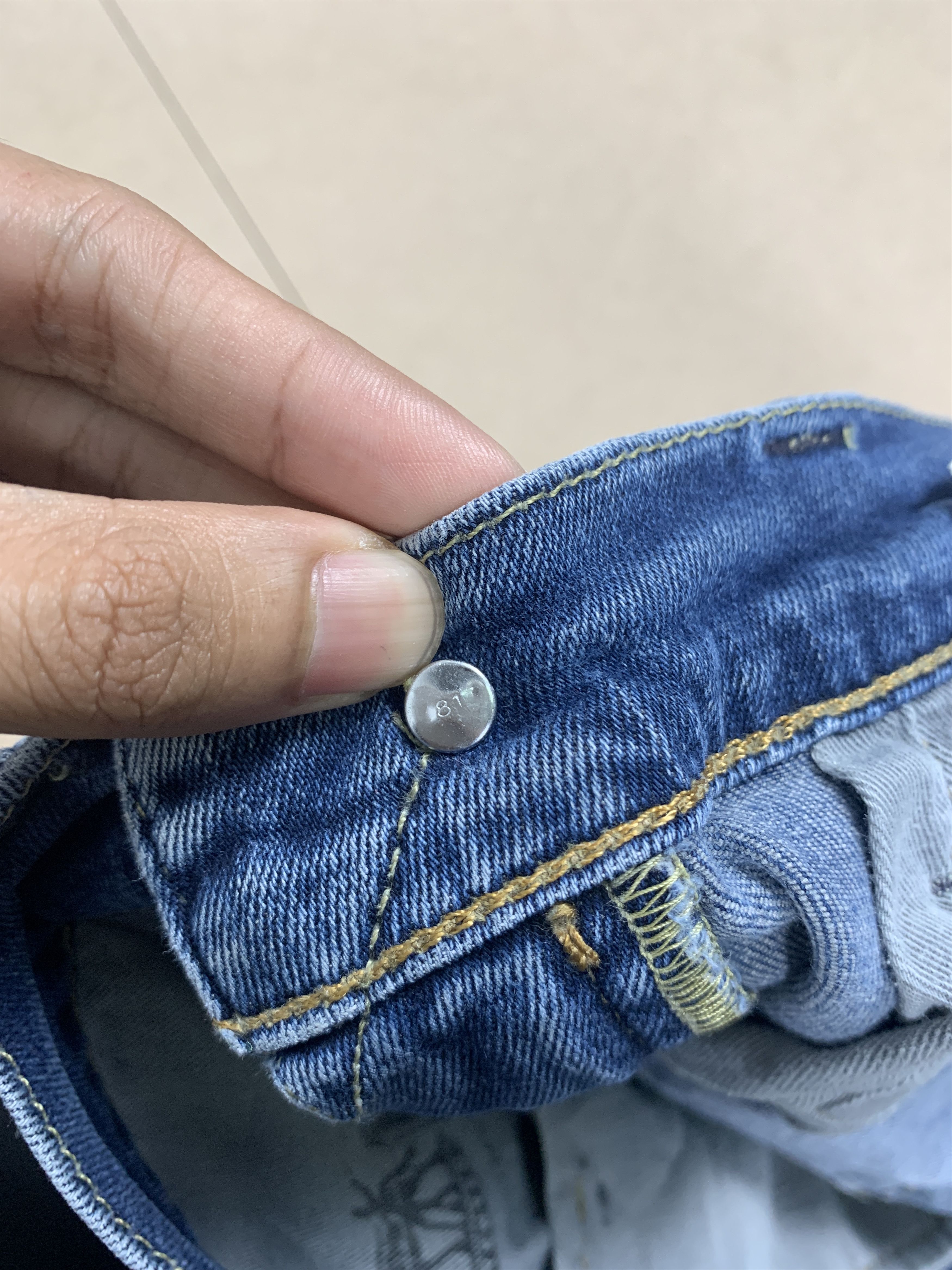 Levi's × Vintage Vintage LEVI'S 510 Straight Cut Faded Mid Wash Jeans Size US 30 / EU 46 - 17 Thumbnail