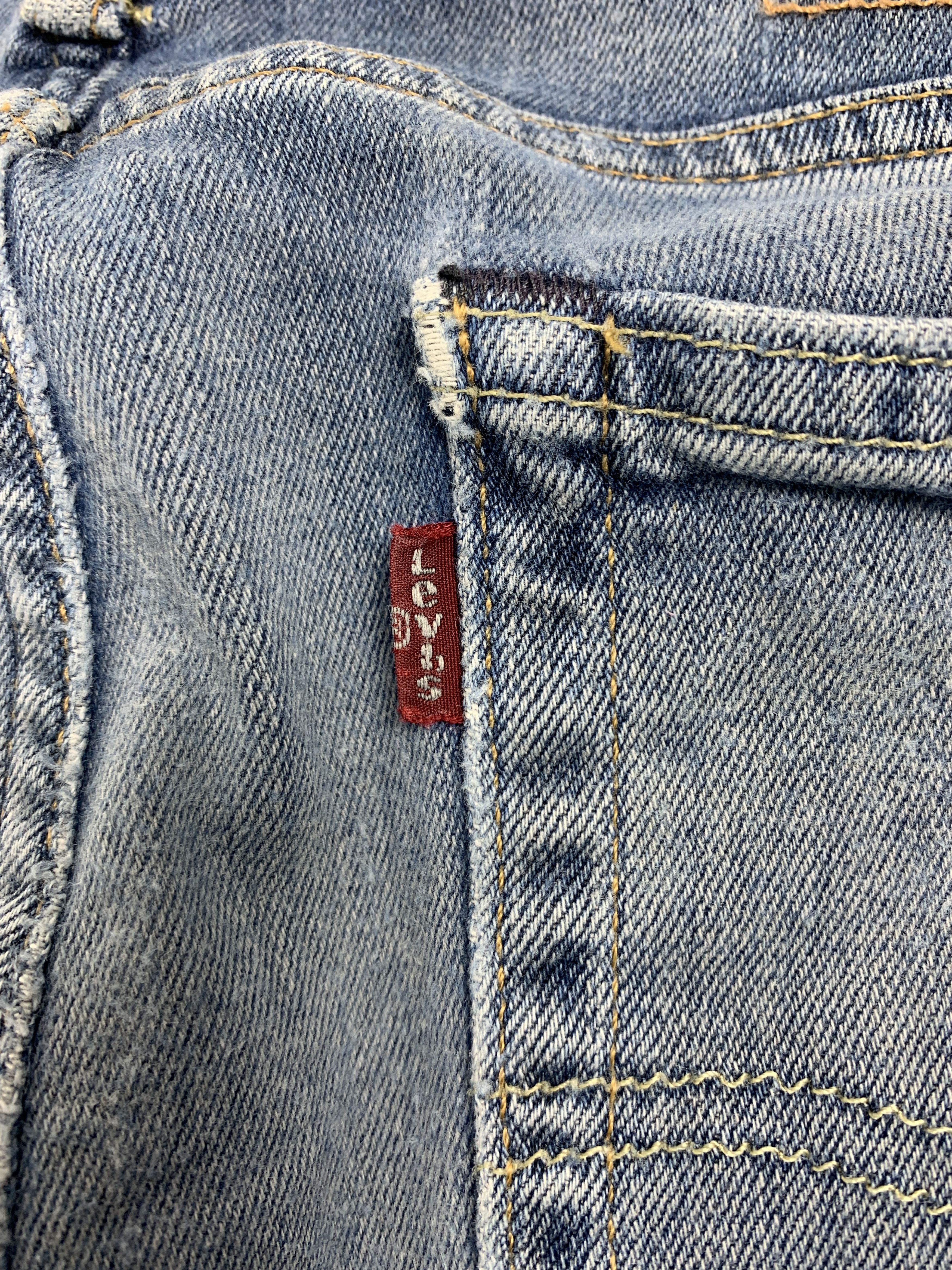 Levi's × Vintage Vintage LEVI'S 510 Straight Cut Faded Mid Wash Jeans Size US 30 / EU 46 - 8 Thumbnail