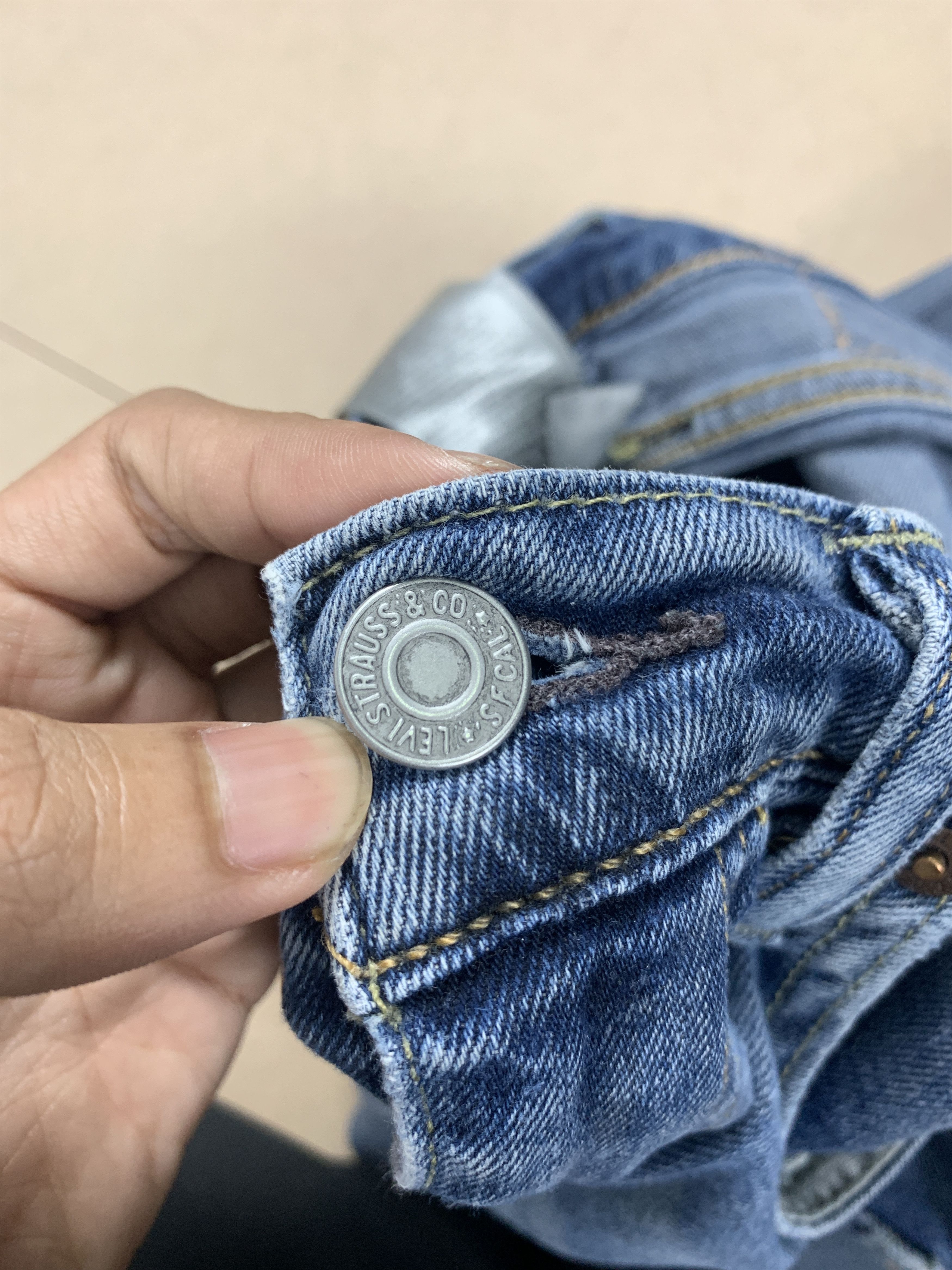 Levi's × Vintage Vintage LEVI'S 510 Straight Cut Faded Mid Wash Jeans Size US 30 / EU 46 - 18 Thumbnail