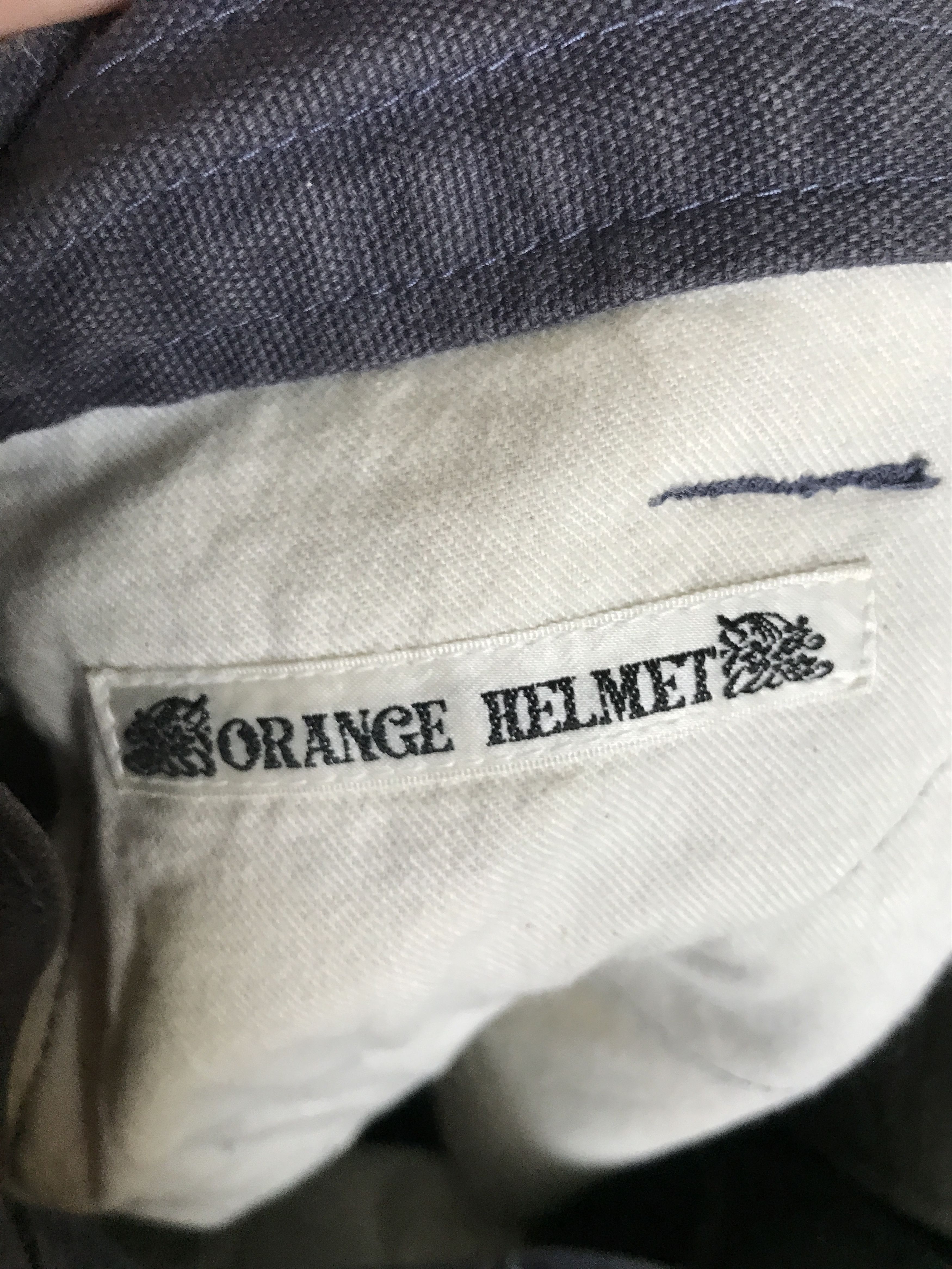 Japanese Brand P24 ORANGE HELMET Japan Light Duck Canvas Biker Pant Size US 27 - 19 Thumbnail