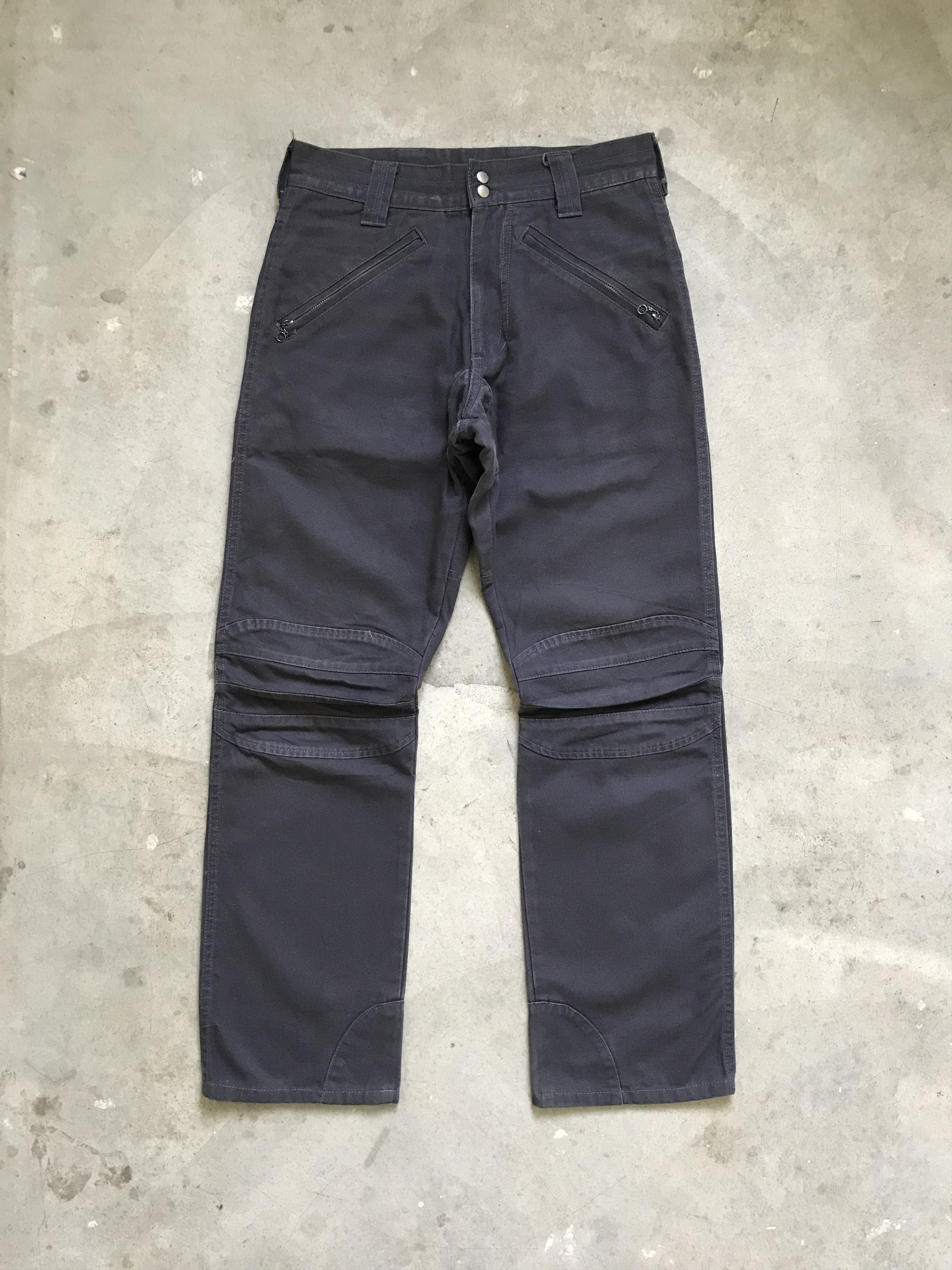 Japanese Brand P24 ORANGE HELMET Japan Light Duck Canvas Biker Pant Size US 27 - 3 Thumbnail