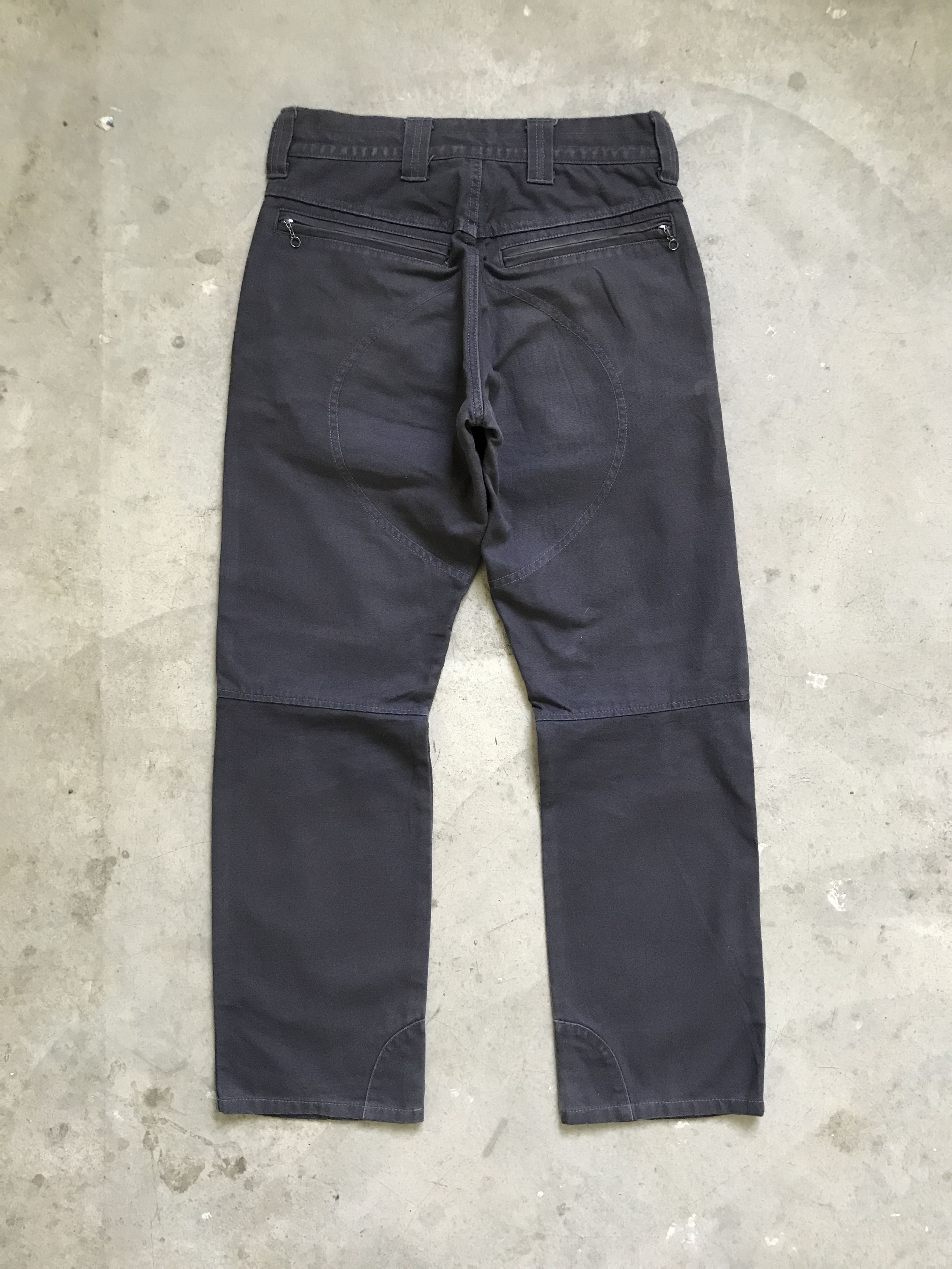 Japanese Brand P24 ORANGE HELMET Japan Light Duck Canvas Biker Pant Size US 27 - 10 Thumbnail