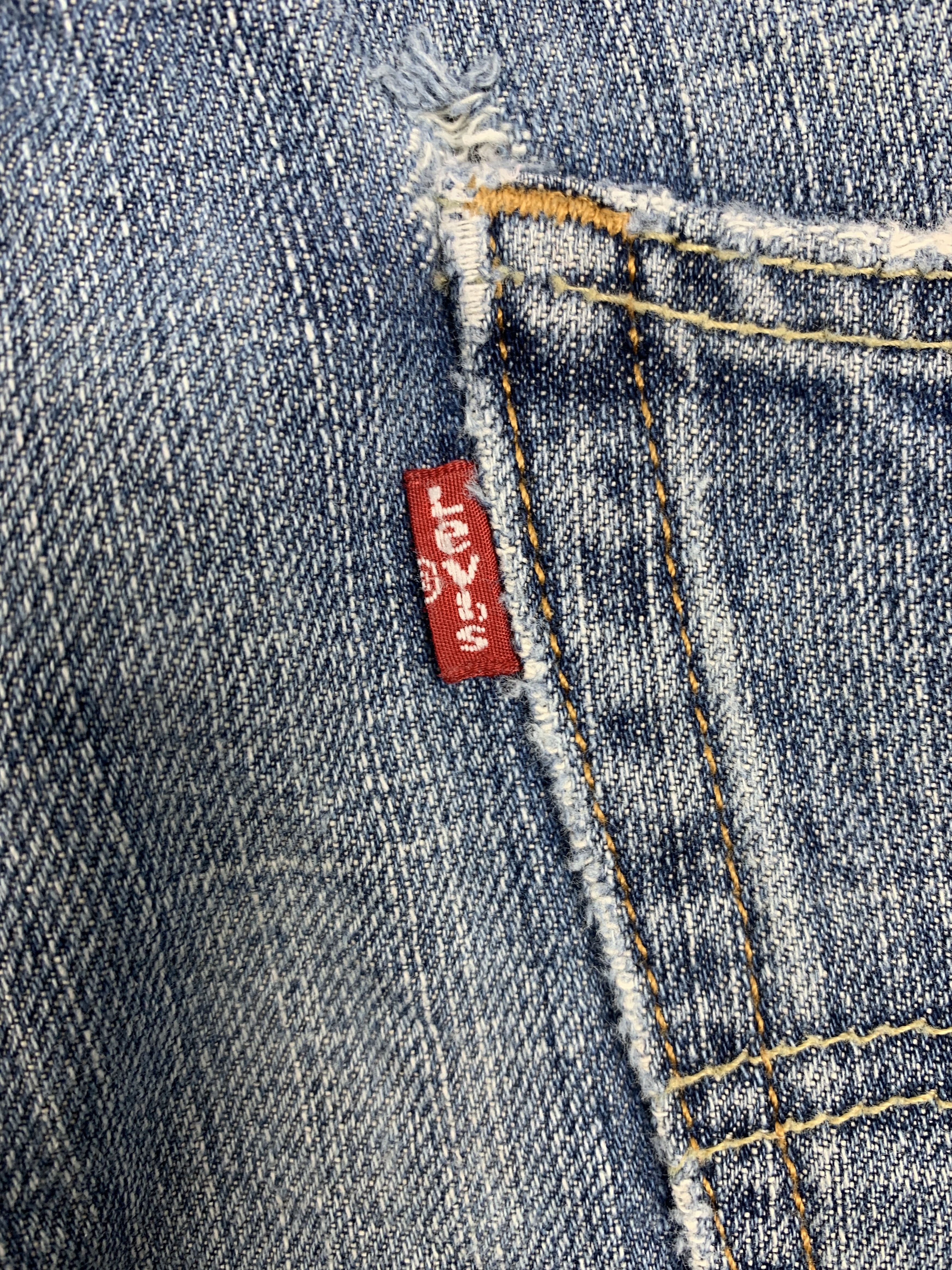Levi's × Levi's Vintage Clothing × Vintage Vintage LEVI'S 559 Distressed Faded Mid Wash Jeans Size US 35 - 11 Thumbnail