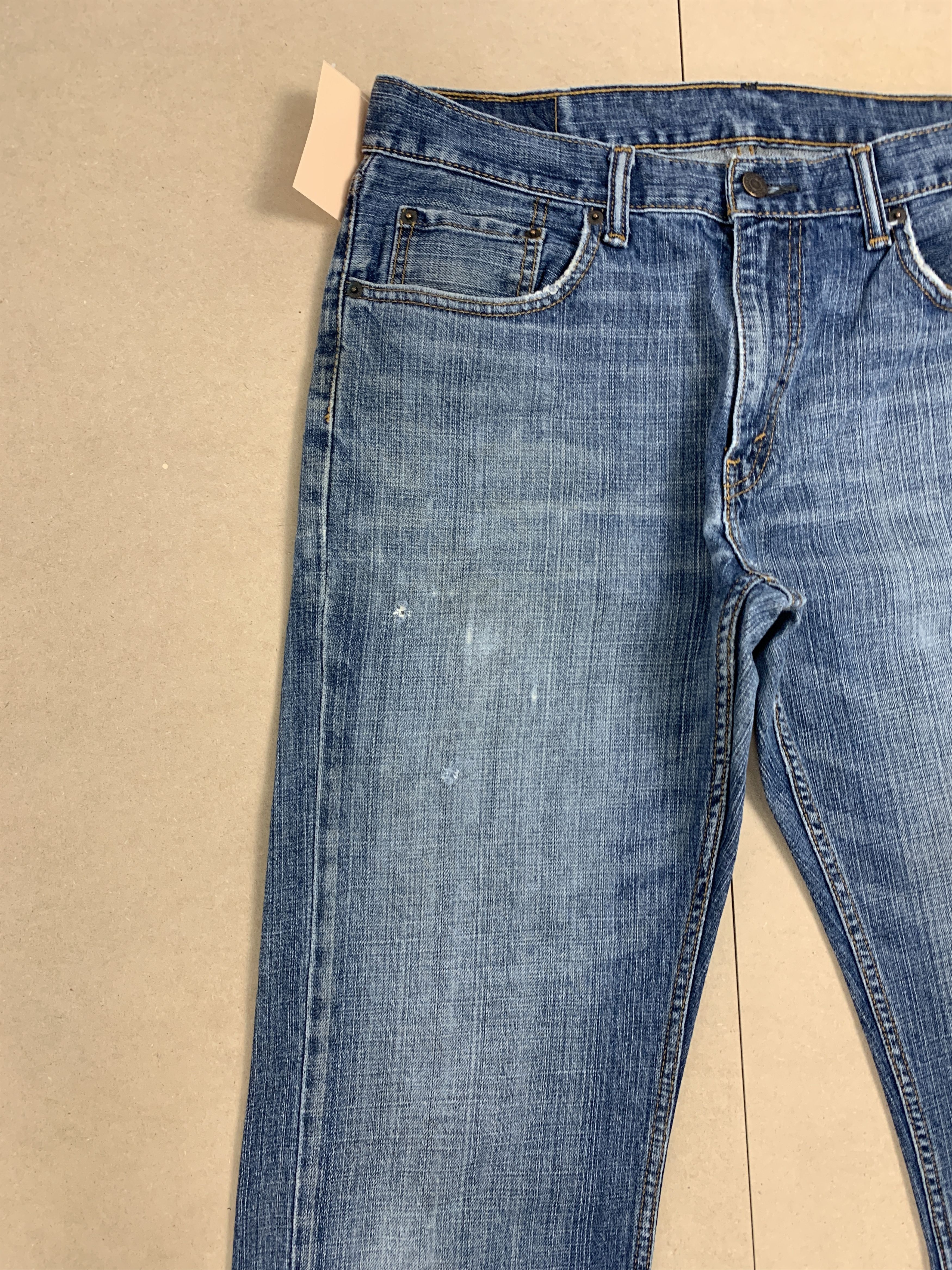 Levi's × Levi's Vintage Clothing × Vintage Vintage LEVI'S 559 Distressed Faded Mid Wash Jeans Size US 35 - 4 Thumbnail