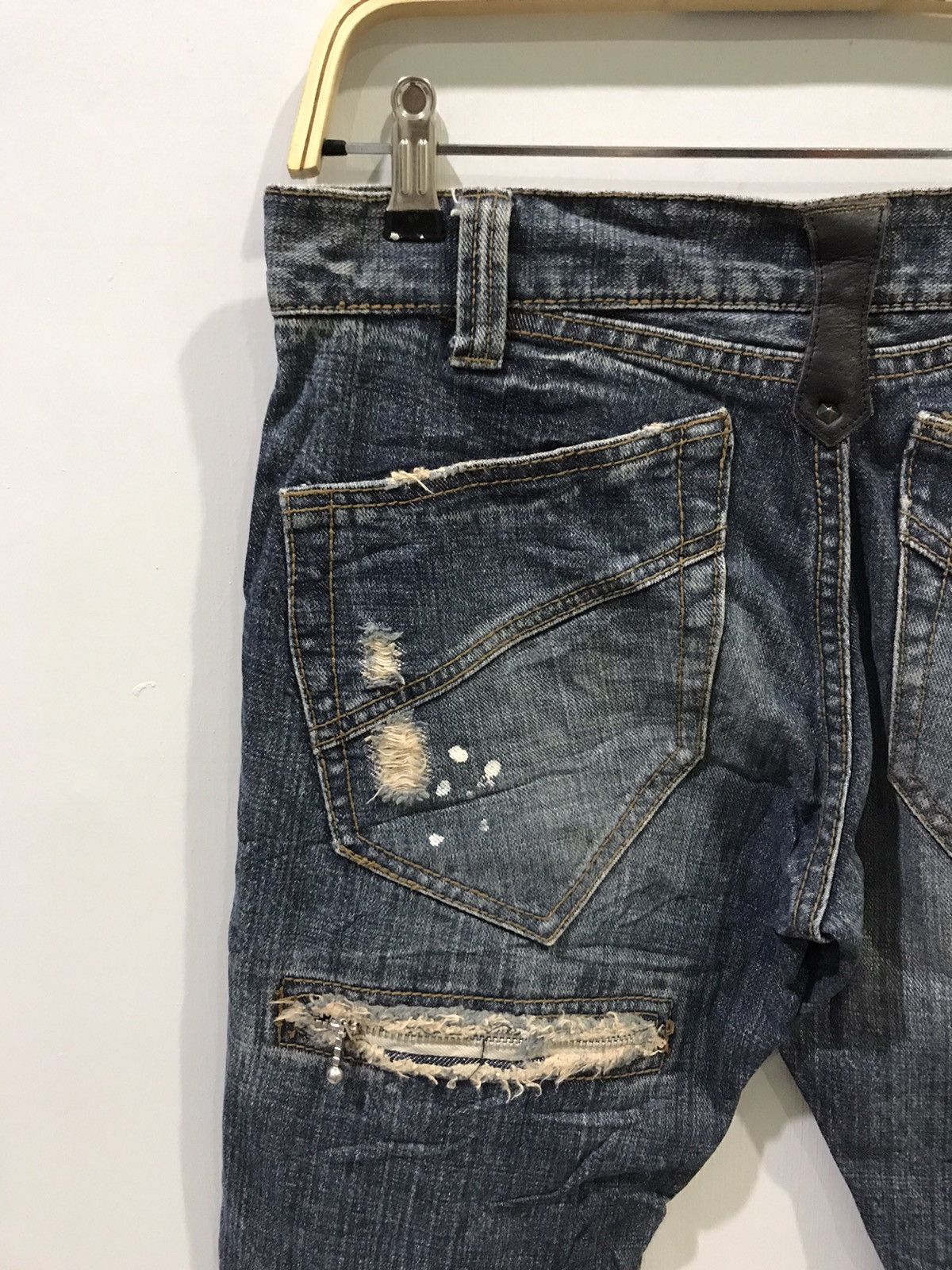 Boycott × Japanese Brand BOYCOTT Distressed Denim Size US 32 / EU 48 - 12 Thumbnail