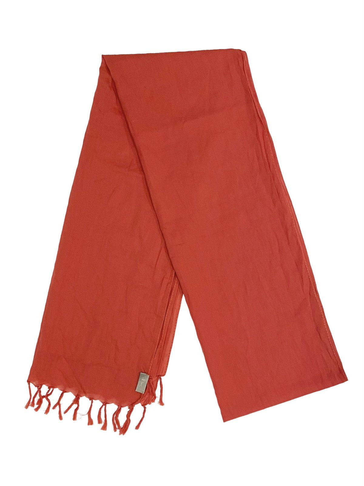 Dior × Hedi Slimane S/S 2005 Runway Fringe Scarf (SS05