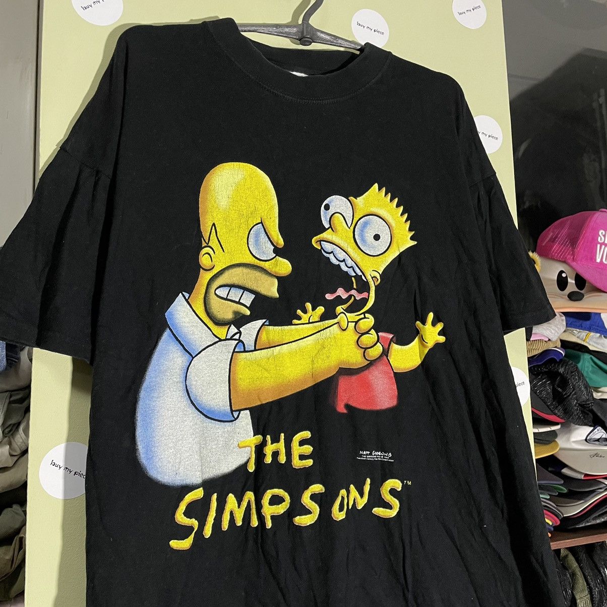 Vintage Vintage Y2K The Simpsons Graphic Tee Streetwear Skate Boxy L Size US L / EU 52-54 / 3 - 4 Thumbnail