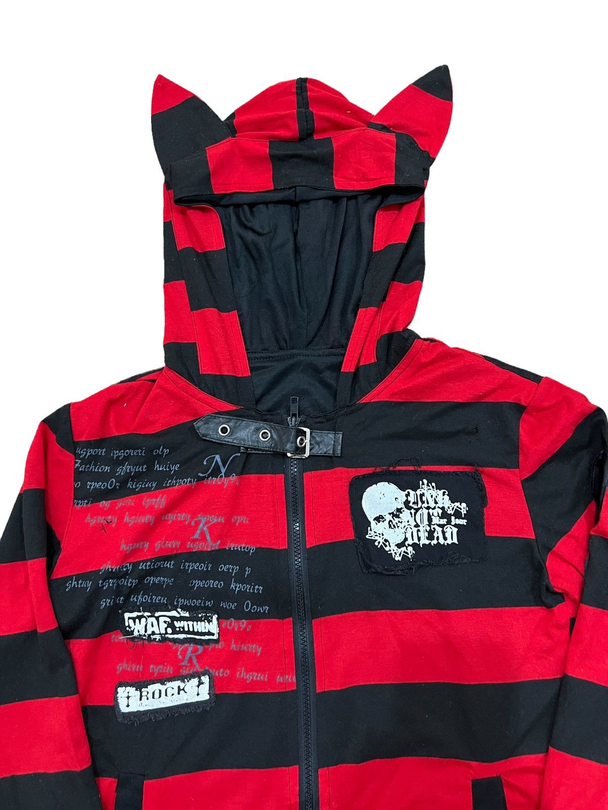 Japanese Brand × Seditionaries Japanese Brand Drug Honey Stripes Bondage Satan Hoodie Size US S / EU 44-46 / 1 - 3 Thumbnail
