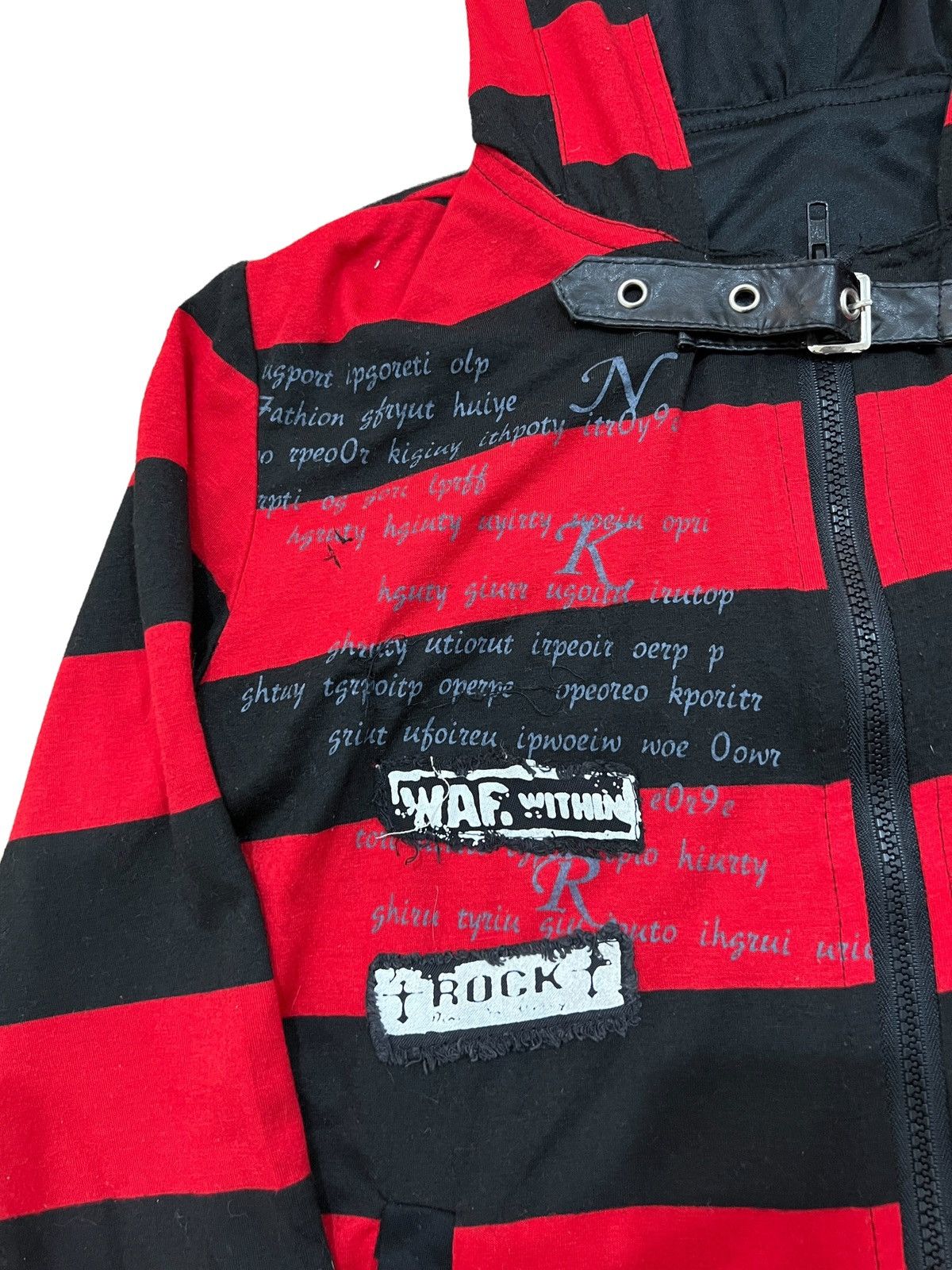 Japanese Brand × Seditionaries Japanese Brand Drug Honey Stripes Bondage Satan Hoodie Size US S / EU 44-46 / 1 - 7 Thumbnail