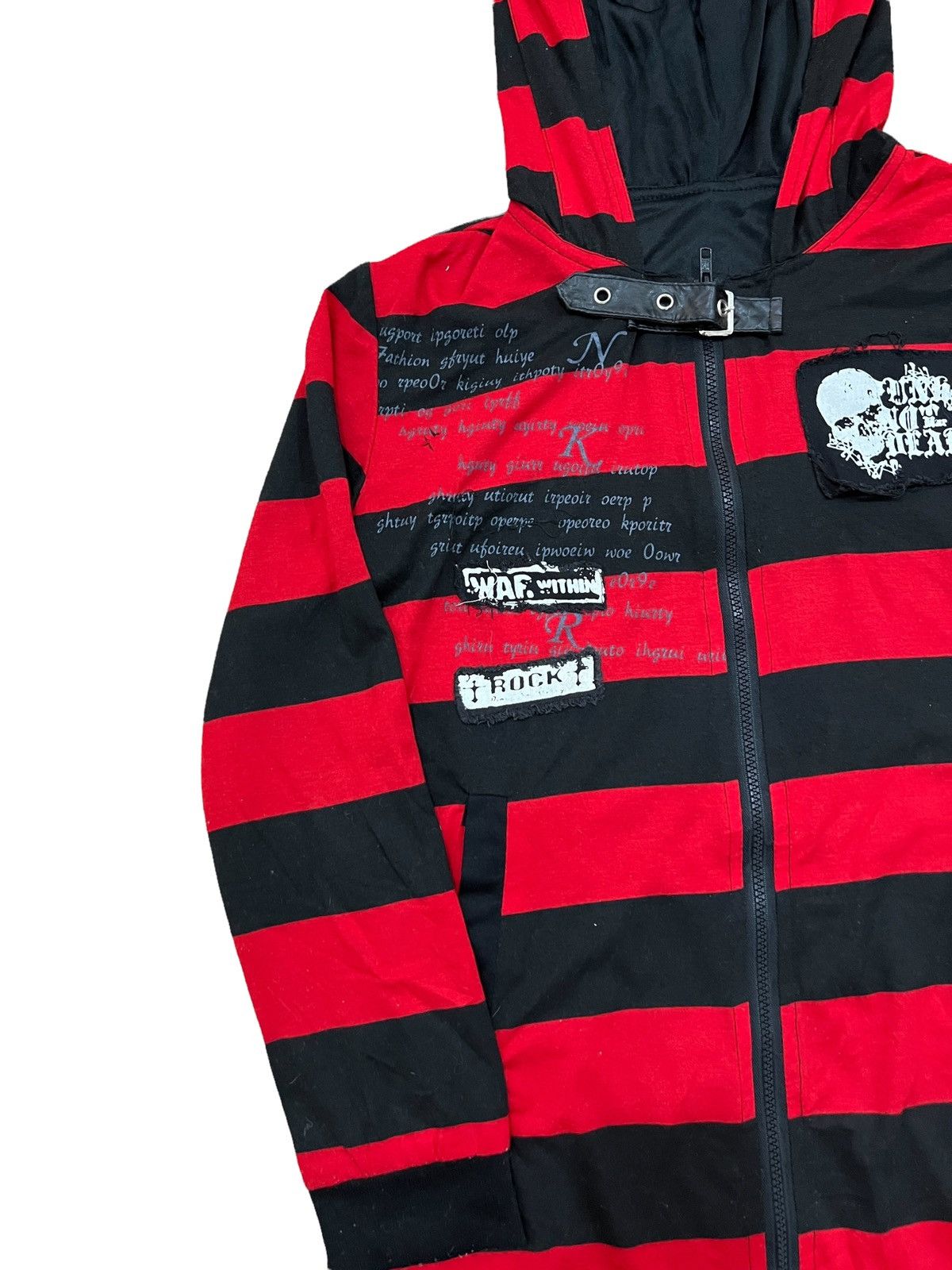 Japanese Brand × Seditionaries Japanese Brand Drug Honey Stripes Bondage Satan Hoodie Size US S / EU 44-46 / 1 - 5 Thumbnail
