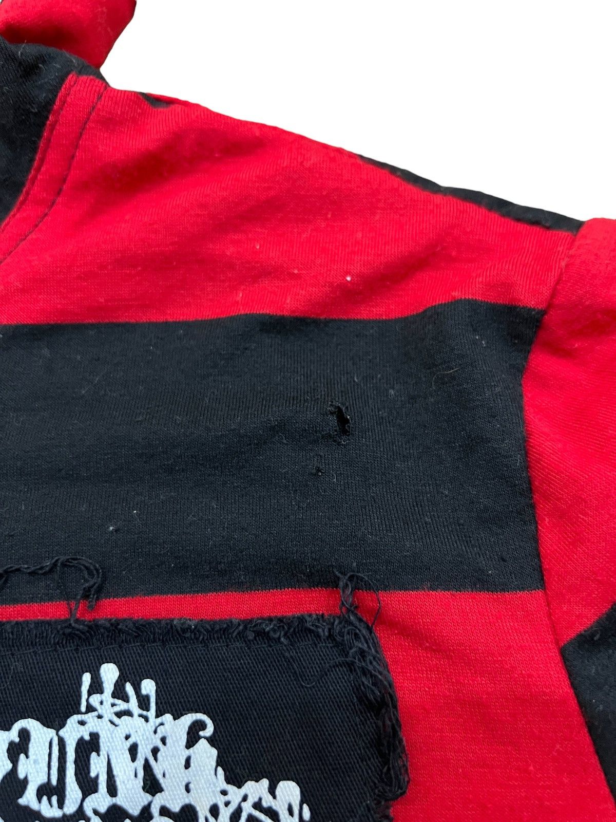 Japanese Brand × Seditionaries Japanese Brand Drug Honey Stripes Bondage Satan Hoodie Size US S / EU 44-46 / 1 - 13 Thumbnail