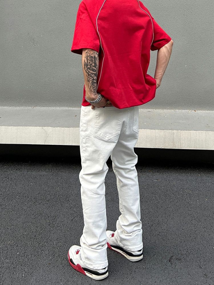 skate hiphop urban punk flared jeans