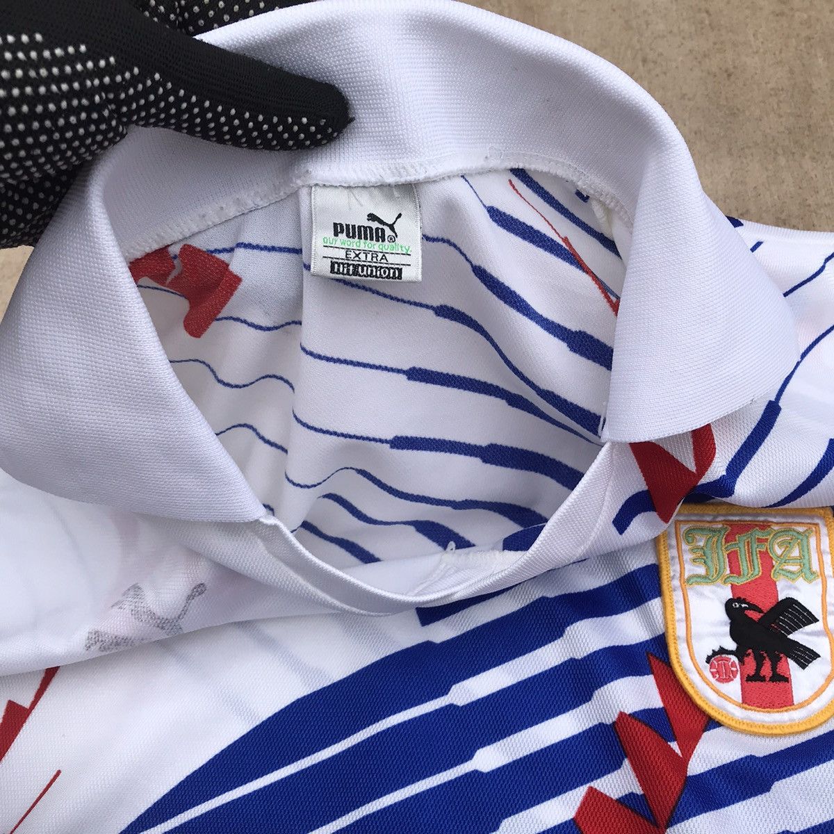 Vintage Rare Vintage Japan JFA Jersey flame stripe by puma Size US M / EU 48-50 / 2 - 8 Thumbnail