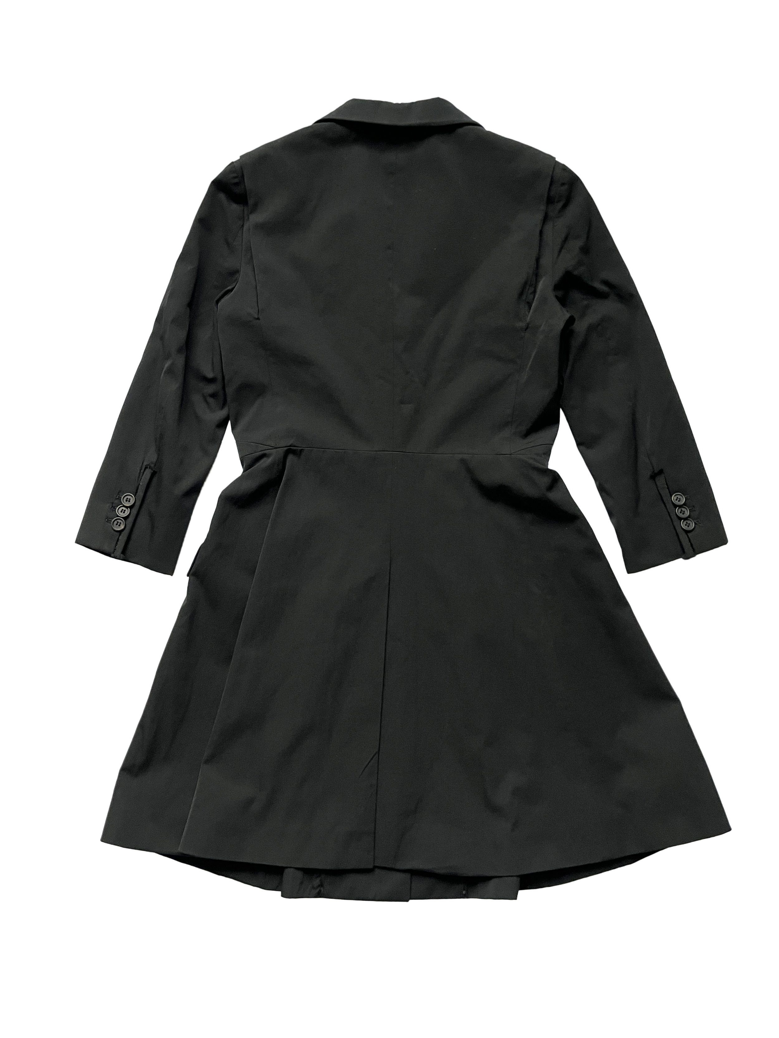 Miu Miu ⚡️QUICK SALE⚡️2007 Miu Miu Black Skirted Coat 3/4 Sleeves Size S / US 4 / IT 40 - 2 Thumbnail