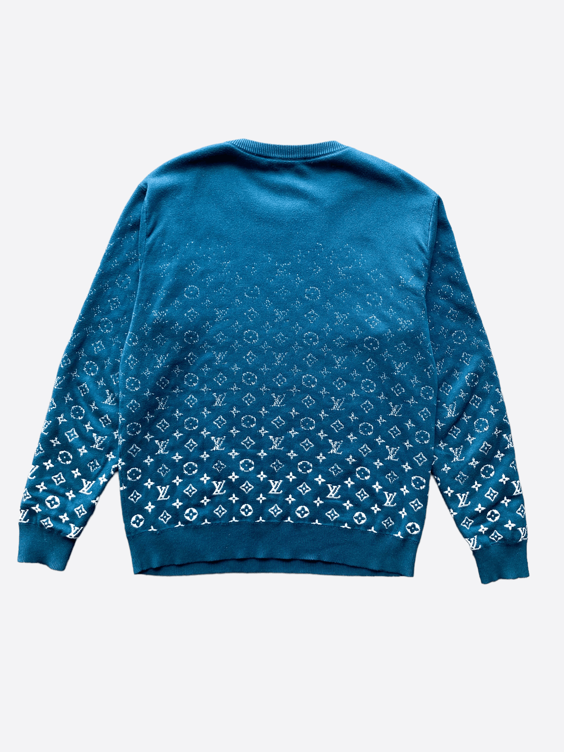 Louis vuitton blue jumper sale