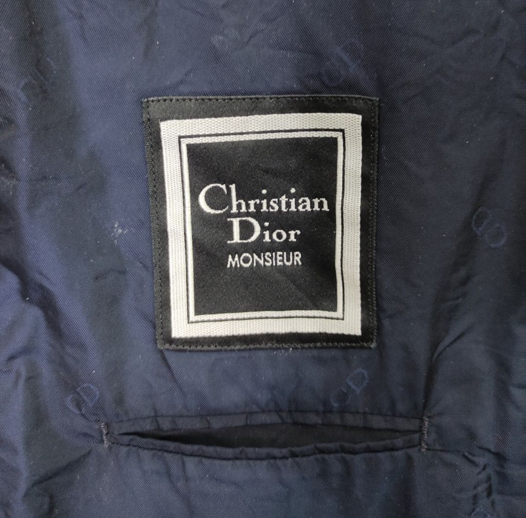 Christian Dior Monsieur × Vintage Vintage Christian Dior Wool Blazer Jacket Size 40S - 11 Thumbnail