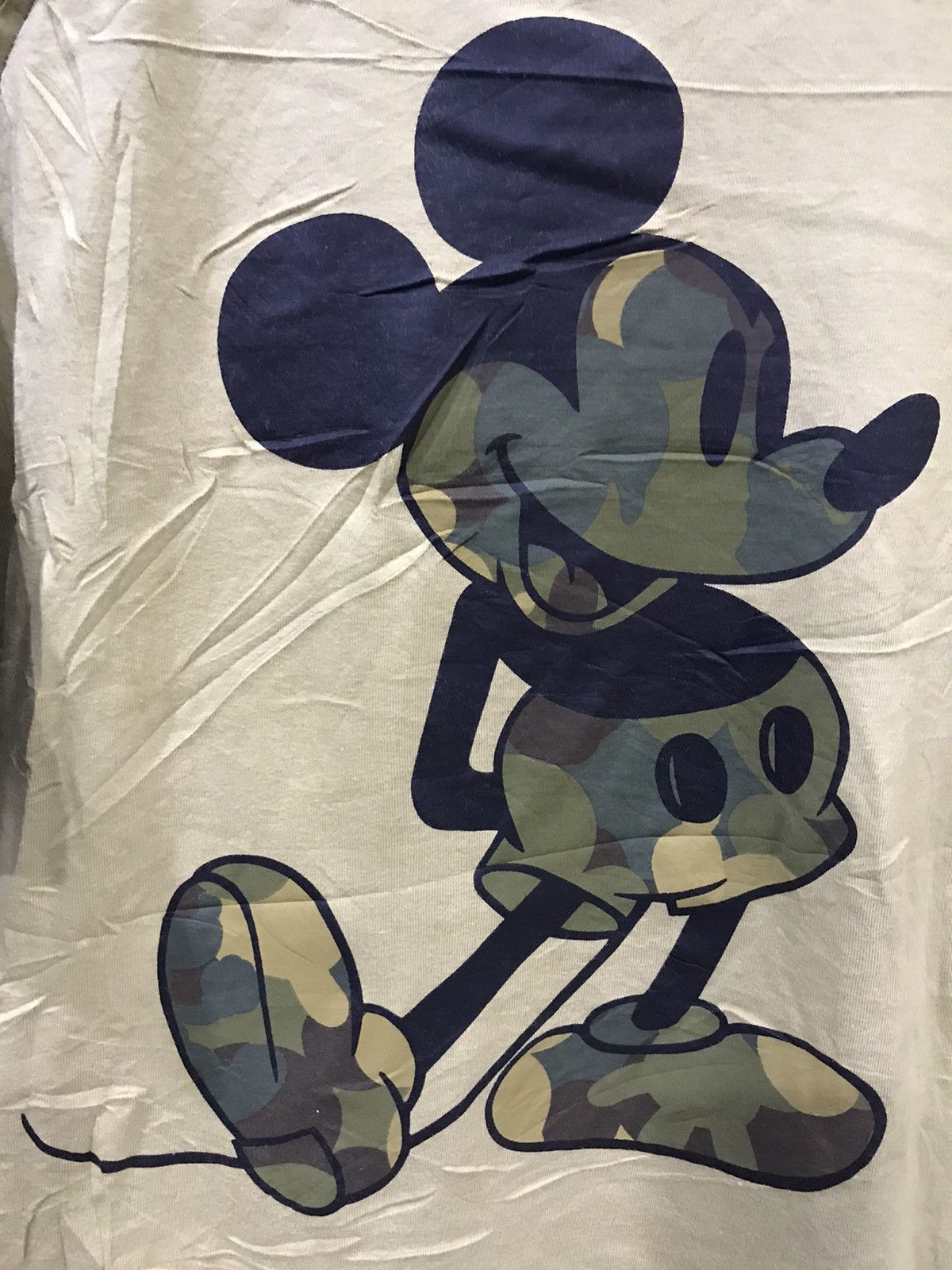 Disney × Mickey Mouse MICKEY MOUSE DISNEY Raglan Camo Sleeve Shirt Size US XL / EU 56 / 4 - 2 Thumbnail