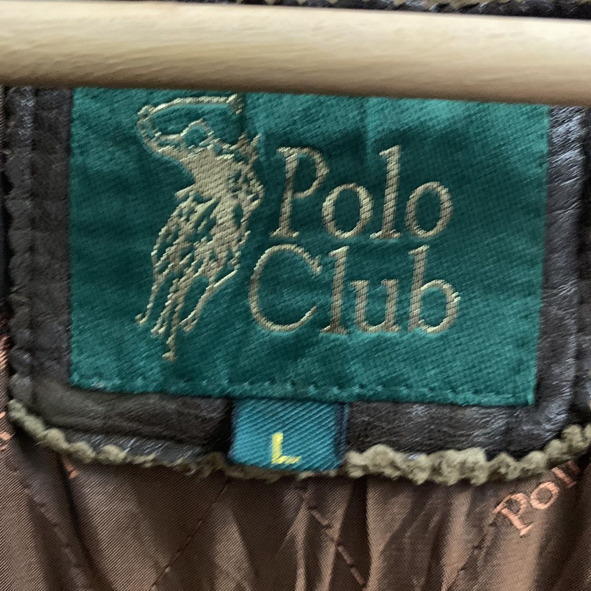 Beverly Hills Polo Club 🔥Polo Club Big Logo Leather Jacket Size US L / EU 52-54 / 3 - 14 Thumbnail