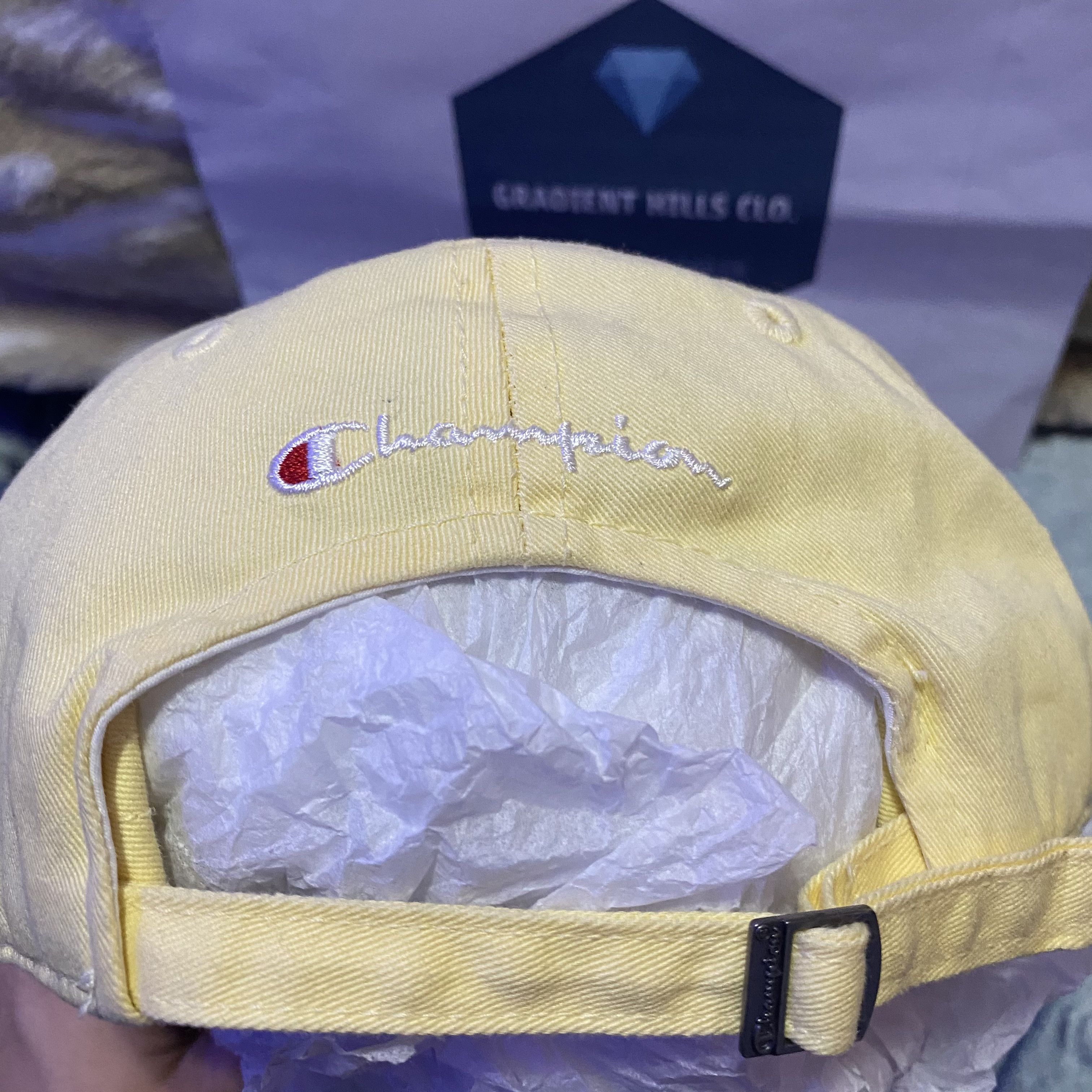 Champion EMBROIDERED SIGNATURE MOTIF STRAPBACK HAT Size ONE SIZE - 3 Thumbnail
