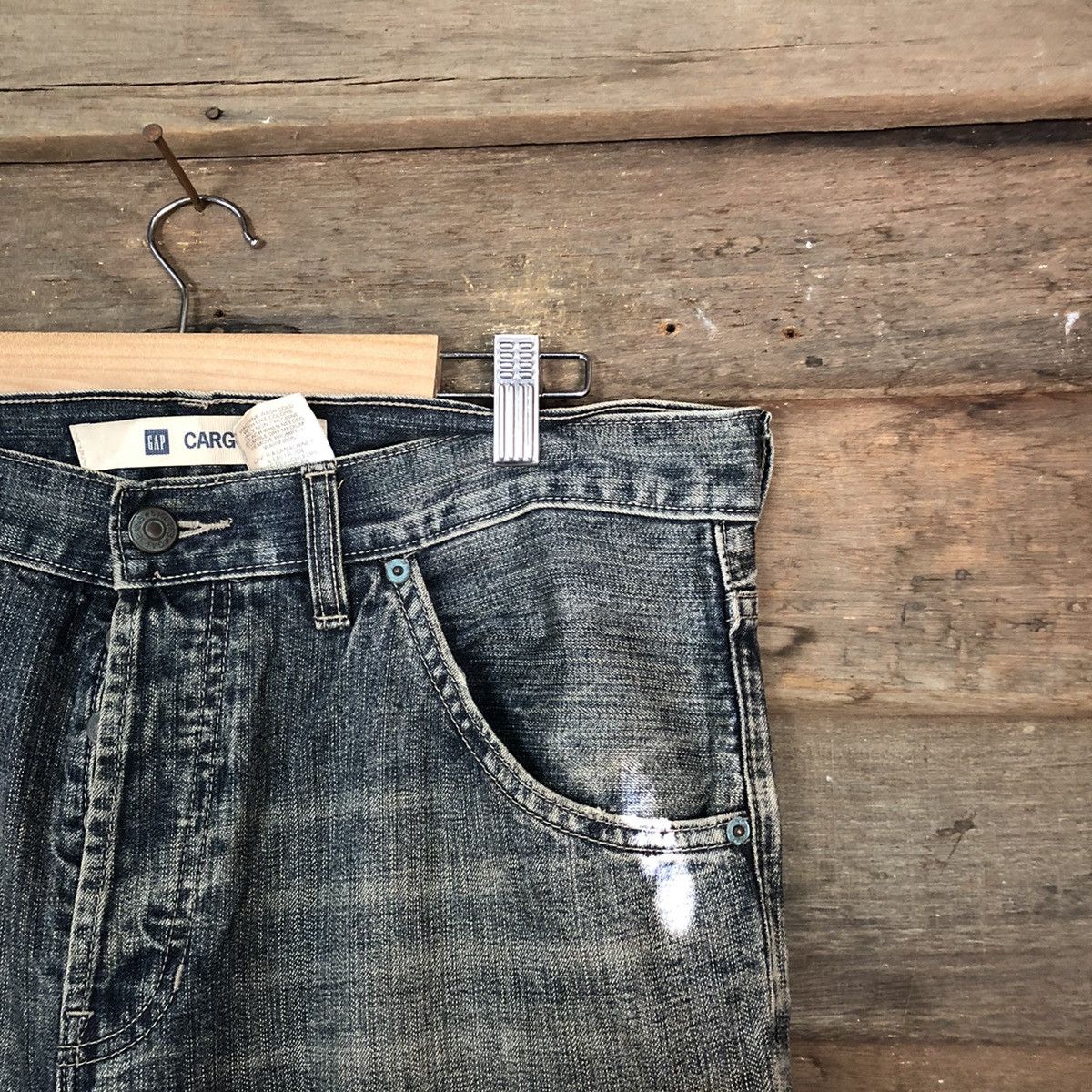 Faded Glory DLL Gap Denim faded Cargo Multipocket Pants #1512 Size US 34 / EU 50 - 7 Thumbnail