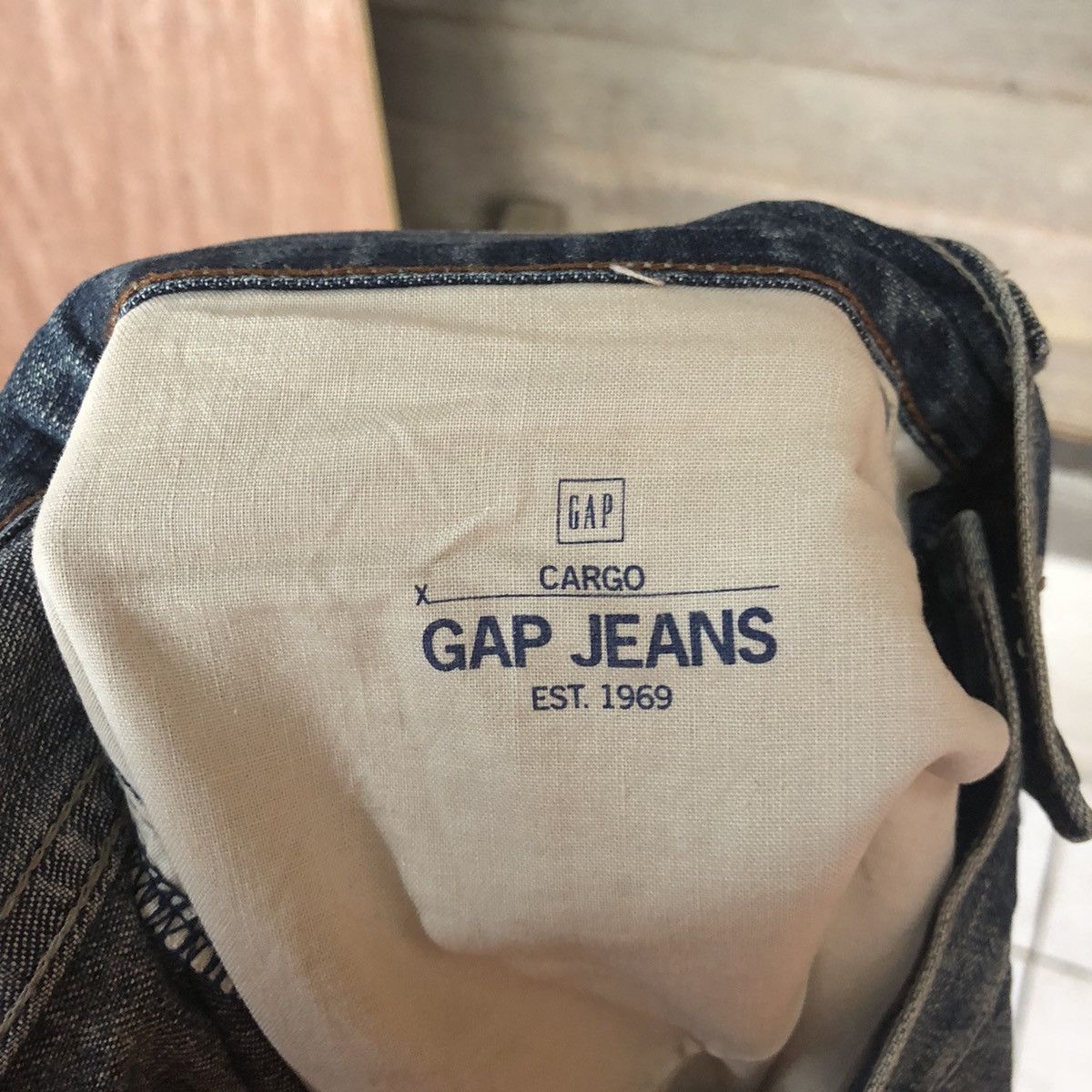 Faded Glory DLL Gap Denim faded Cargo Multipocket Pants #1512 Size US 34 / EU 50 - 18 Thumbnail