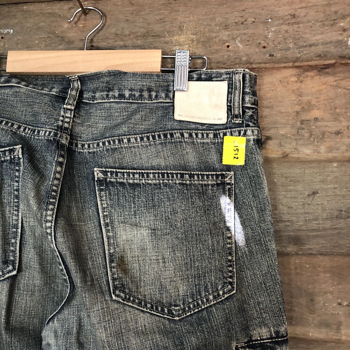 Faded Glory DLL Gap Denim faded Cargo Multipocket Pants #1512 Size US 34 / EU 50 - 12 Thumbnail