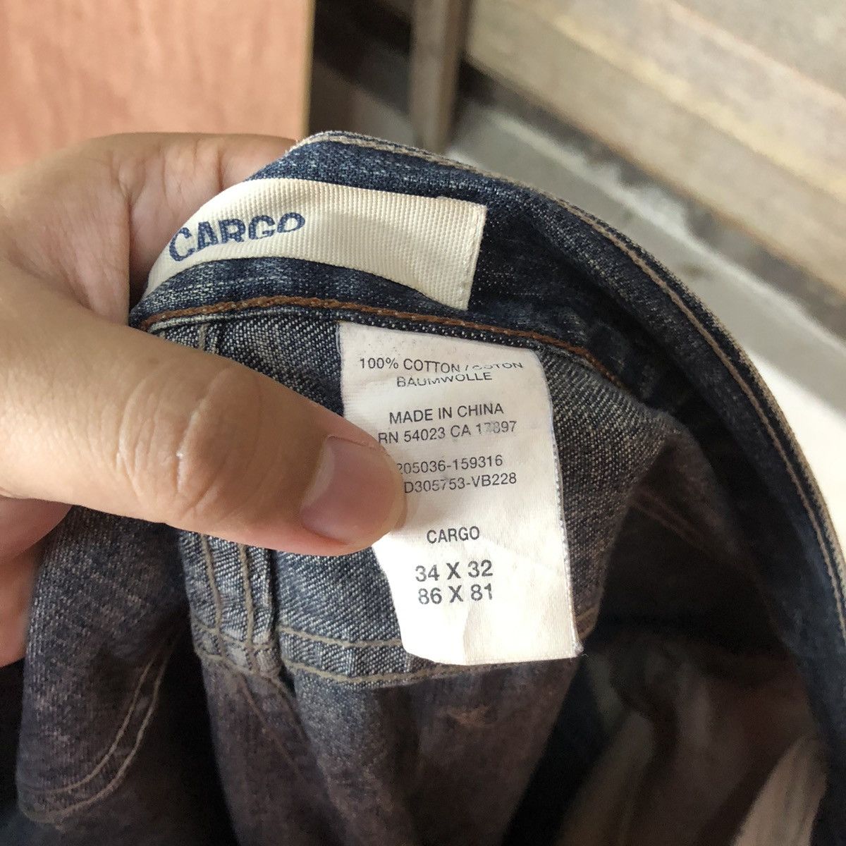 Faded Glory DLL Gap Denim faded Cargo Multipocket Pants #1512 Size US 34 / EU 50 - 16 Thumbnail