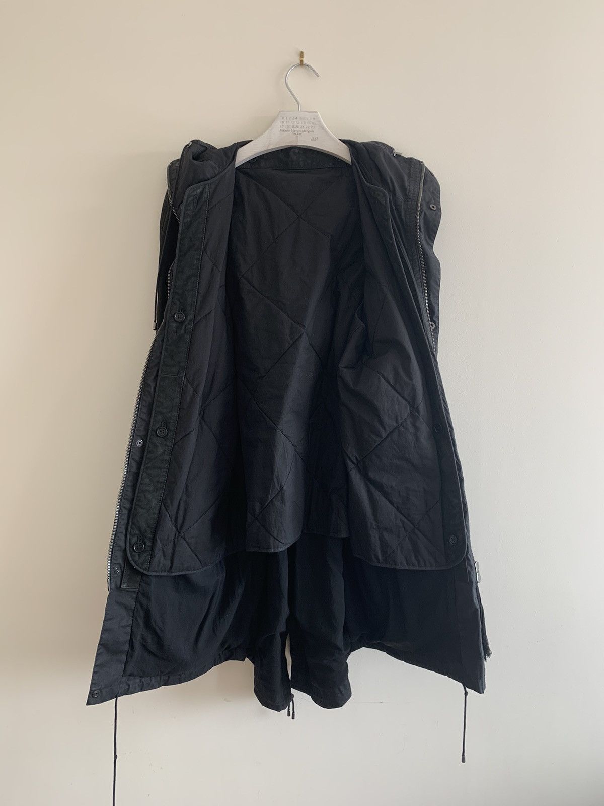 Damir Doma × Silent By Damir Doma Chiron Fishtail zip Parka hooded jacket coat - not leather Size US XL / EU 56 / 4 - 3 Thumbnail
