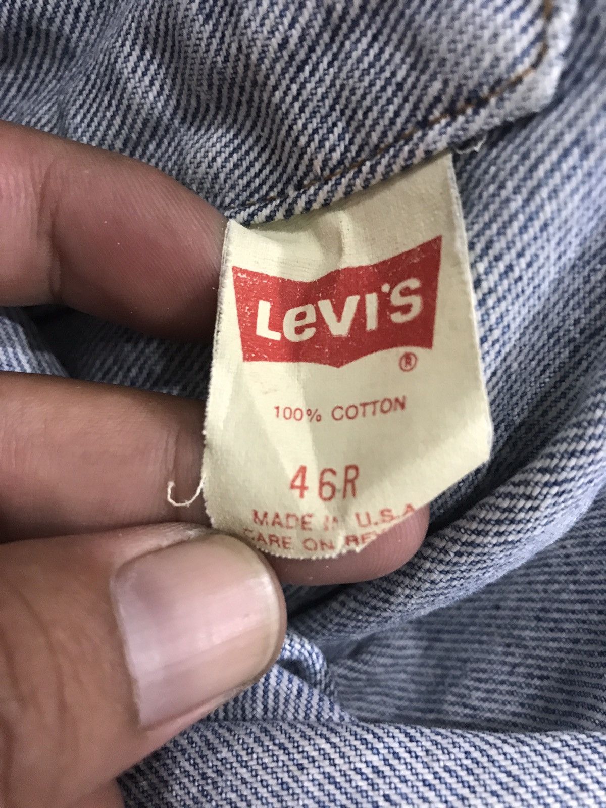 Levi's × Vintage Vintage 90s Levis 777 Button #527 Distressed denim Jacket Size US M / EU 48-50 / 2 - 16 Thumbnail